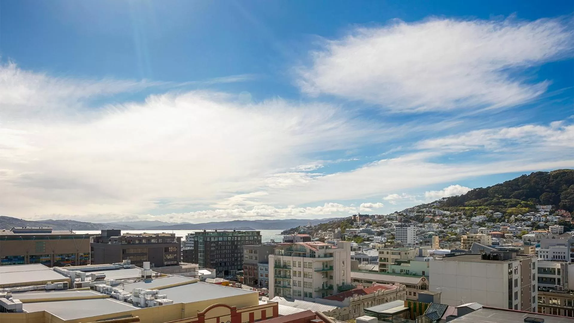 City view in Oaks Wellington Hotel