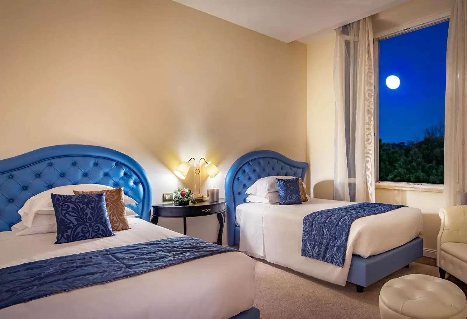 Family Room with Spa access in Grand Hotel Salsomaggiore Family Room with Spa access in Grand Hotel Salsomaggiore