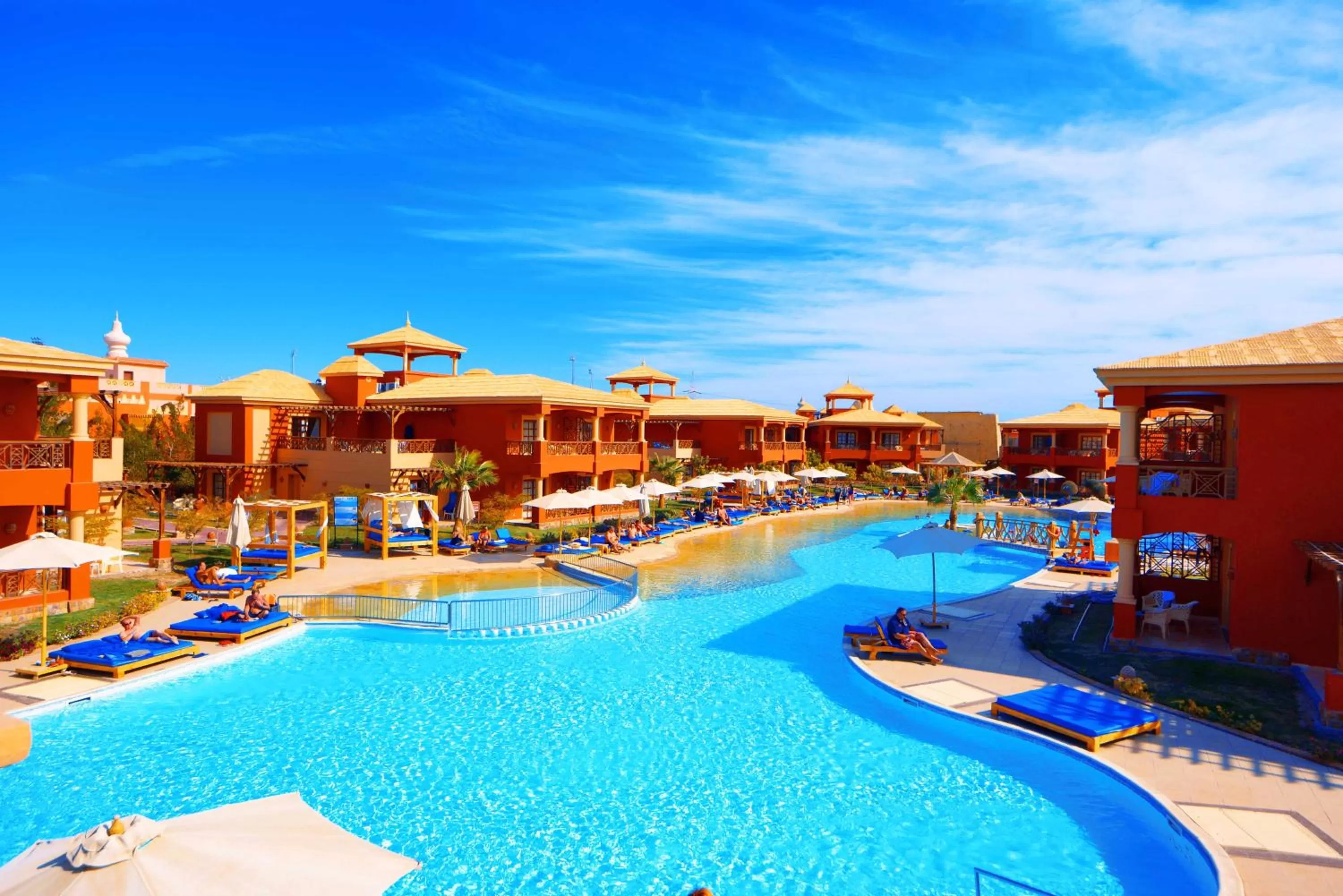Swimming pool in Pickalbatros Alf Leila Wa Leila Resort - Neverland Hurghada
