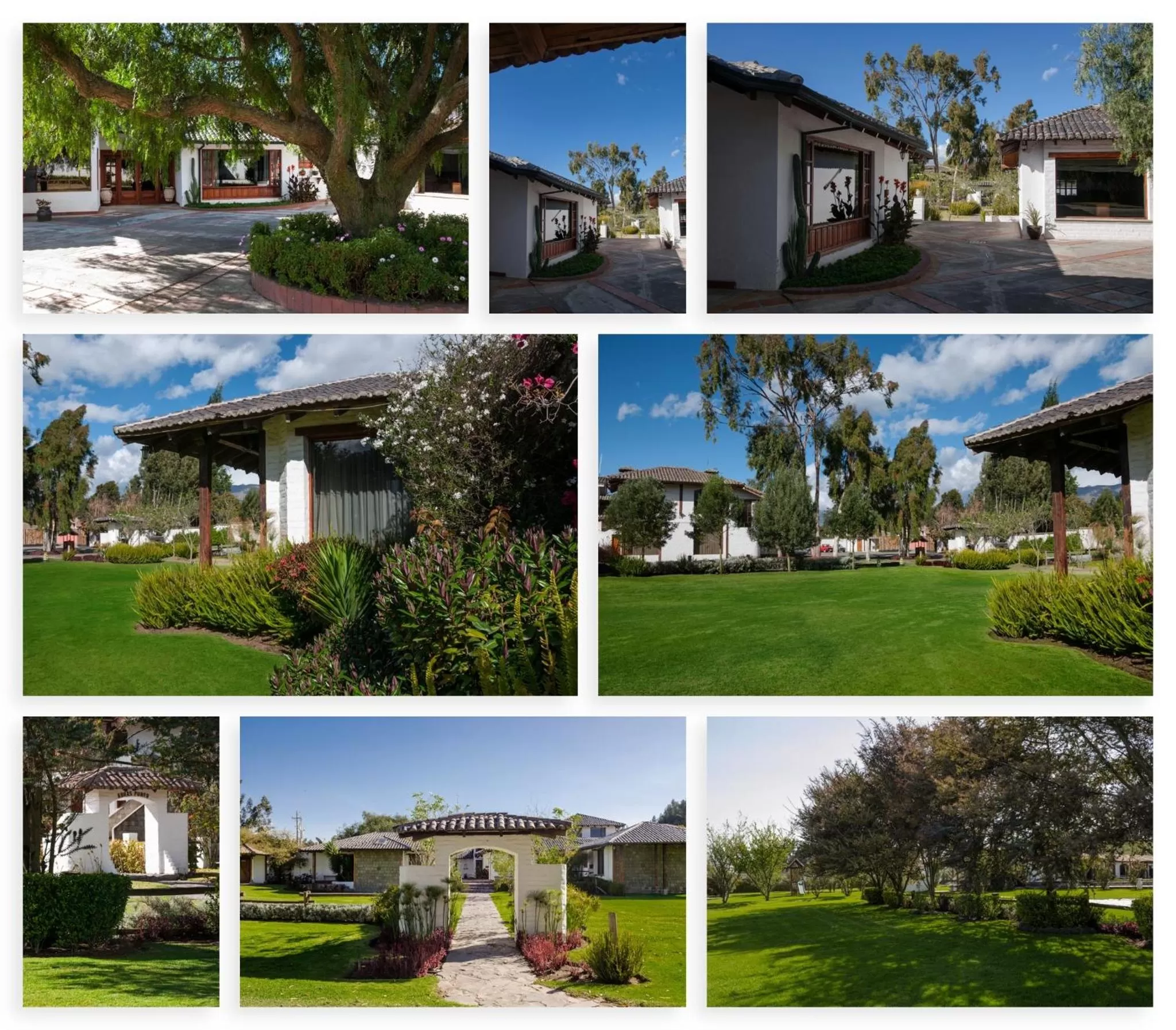Garden in Hotel Hacienda Abraspungo