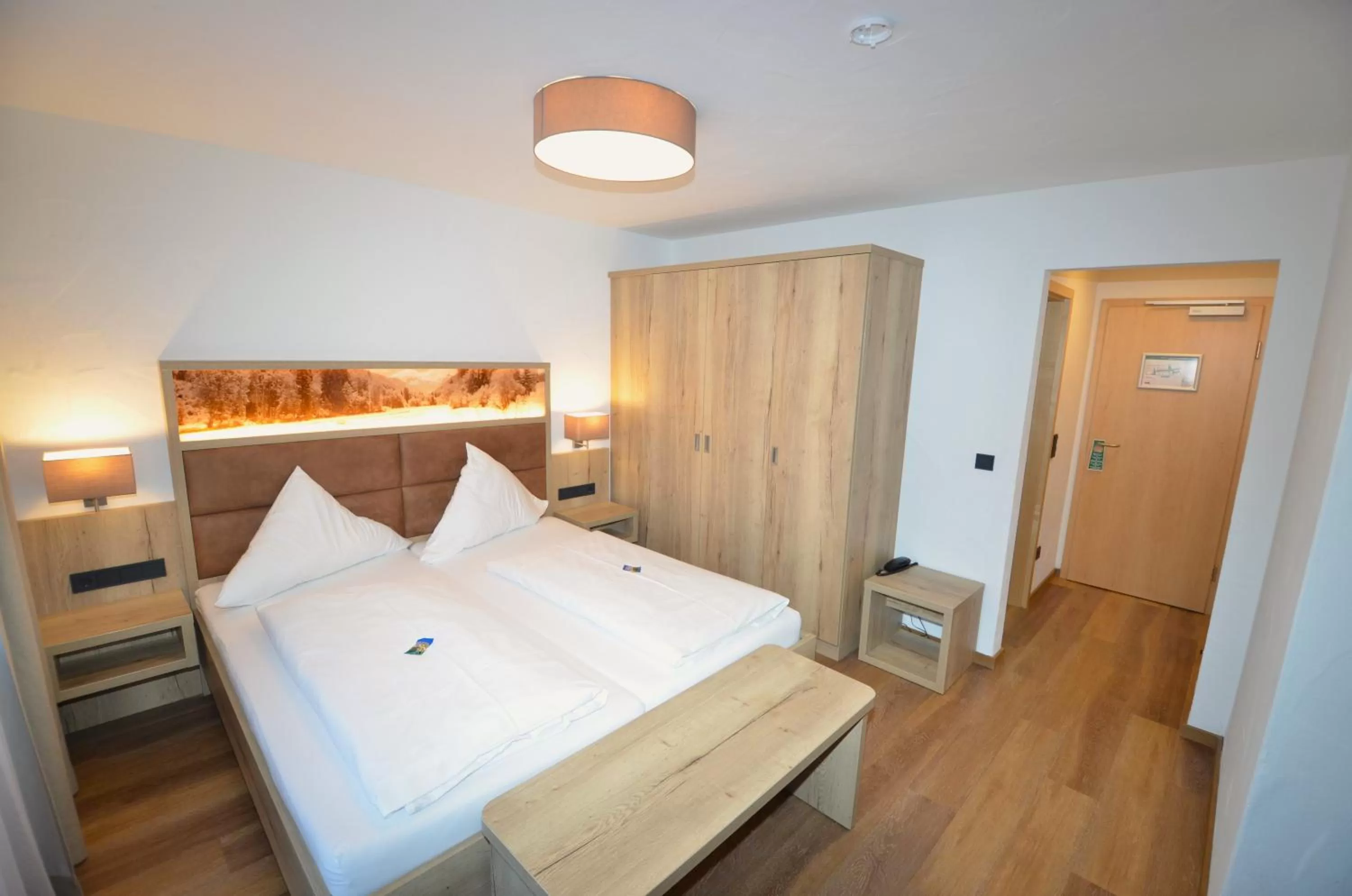 Photo of the whole room, Bed in Naturhotel Café Waldesruhe