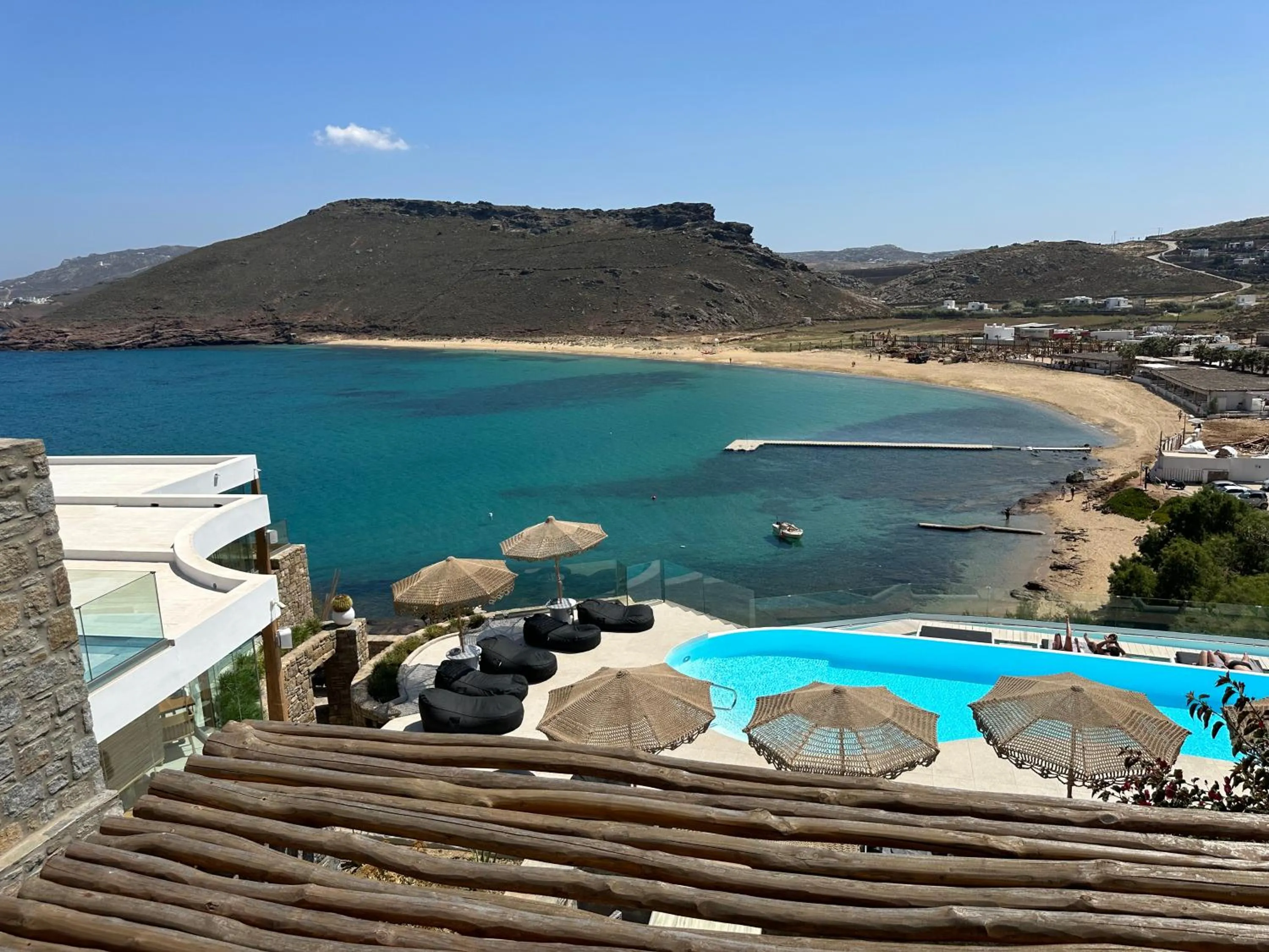 View (from property/room) in Panormos Village Hotel