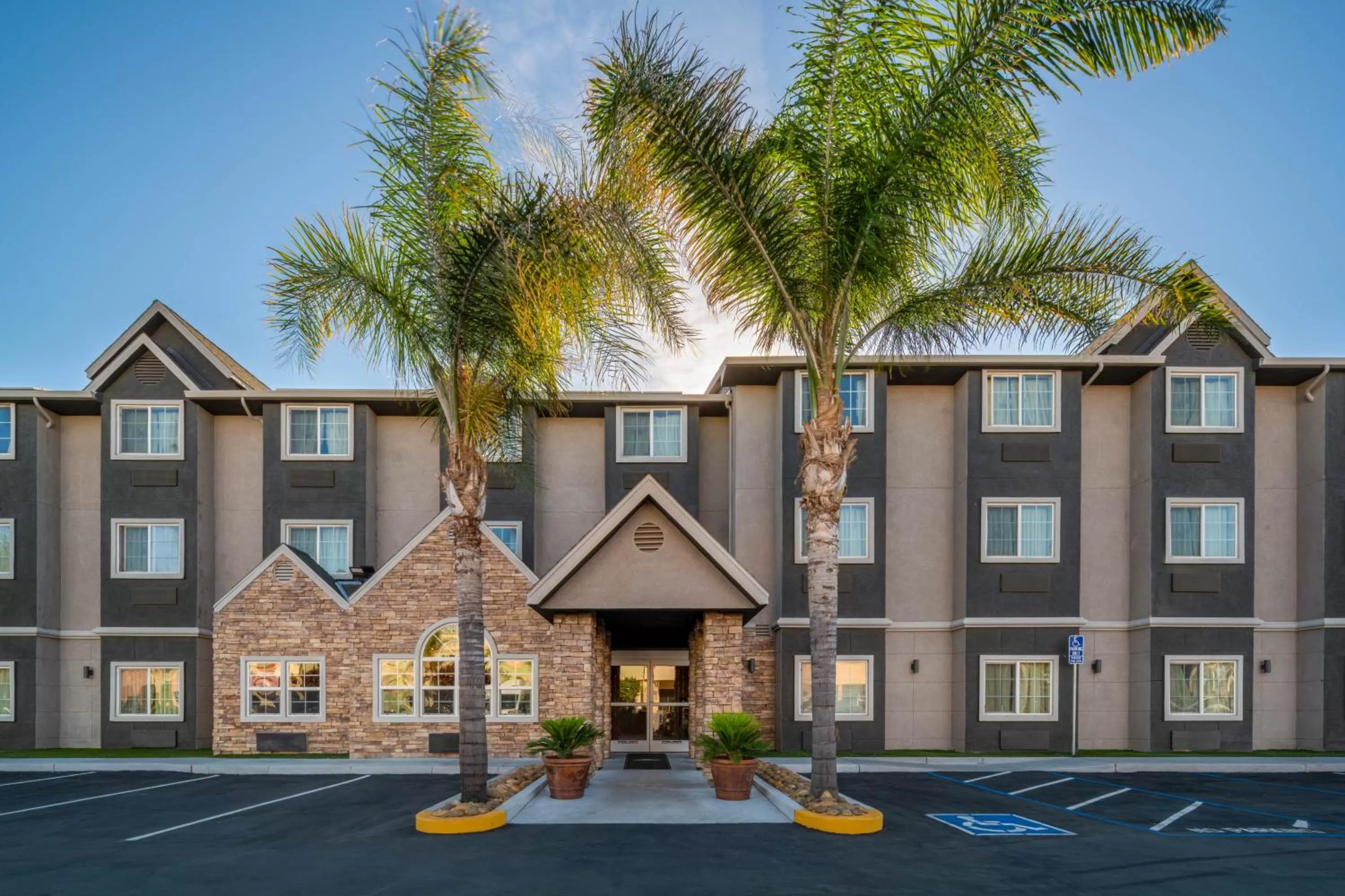 Property building in Microtel Inn & Suites by Wyndham Tracy
