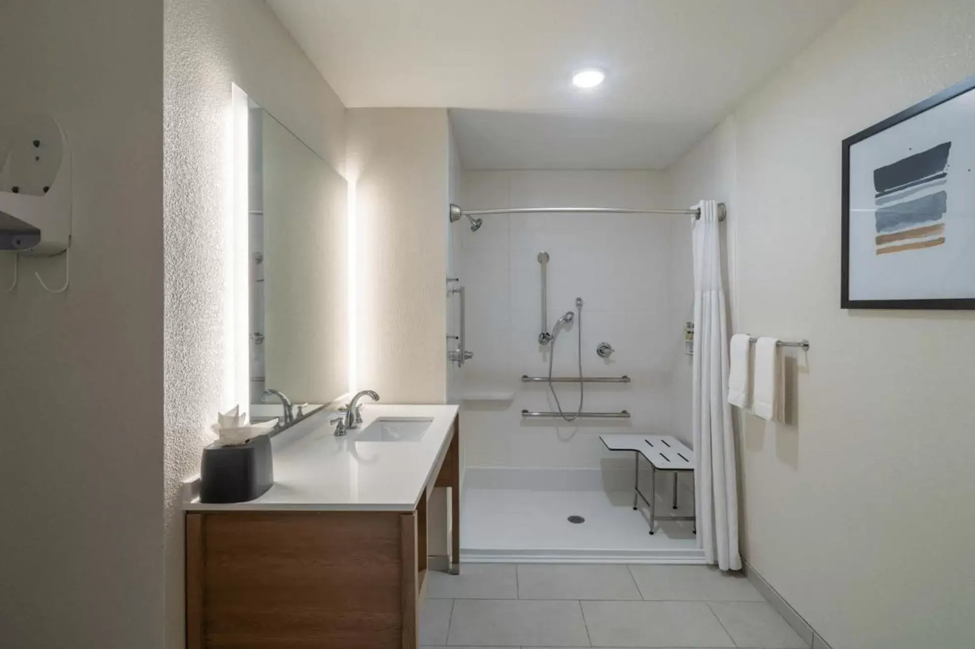 Queen Studio Suite - Mobility Access Roll in Shower/Non-Smoking in Staybridge Suites - Flowood - NW Jackson, an IHG Hotel Queen Studio Suite - Mobility Access Roll in Shower/Non-Smoking in Staybridge Suites - Flowood - NW Jackson, an IHG Hotel