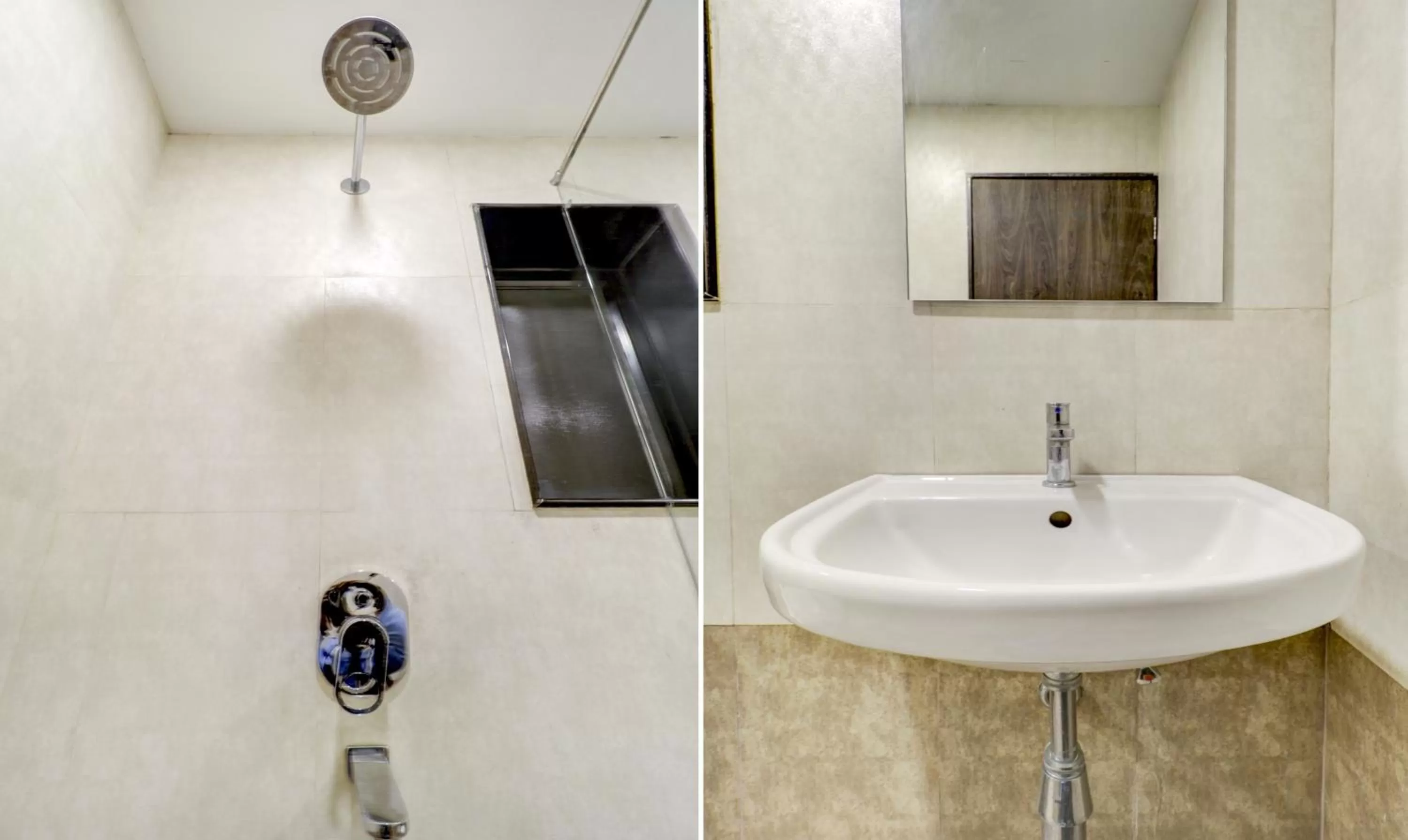 Shower, Bathroom in Treebo Trend Orange City