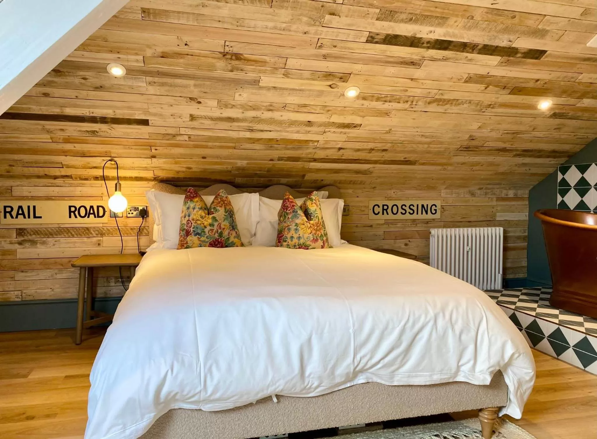 Bed in Railway House York by Chateau Anna