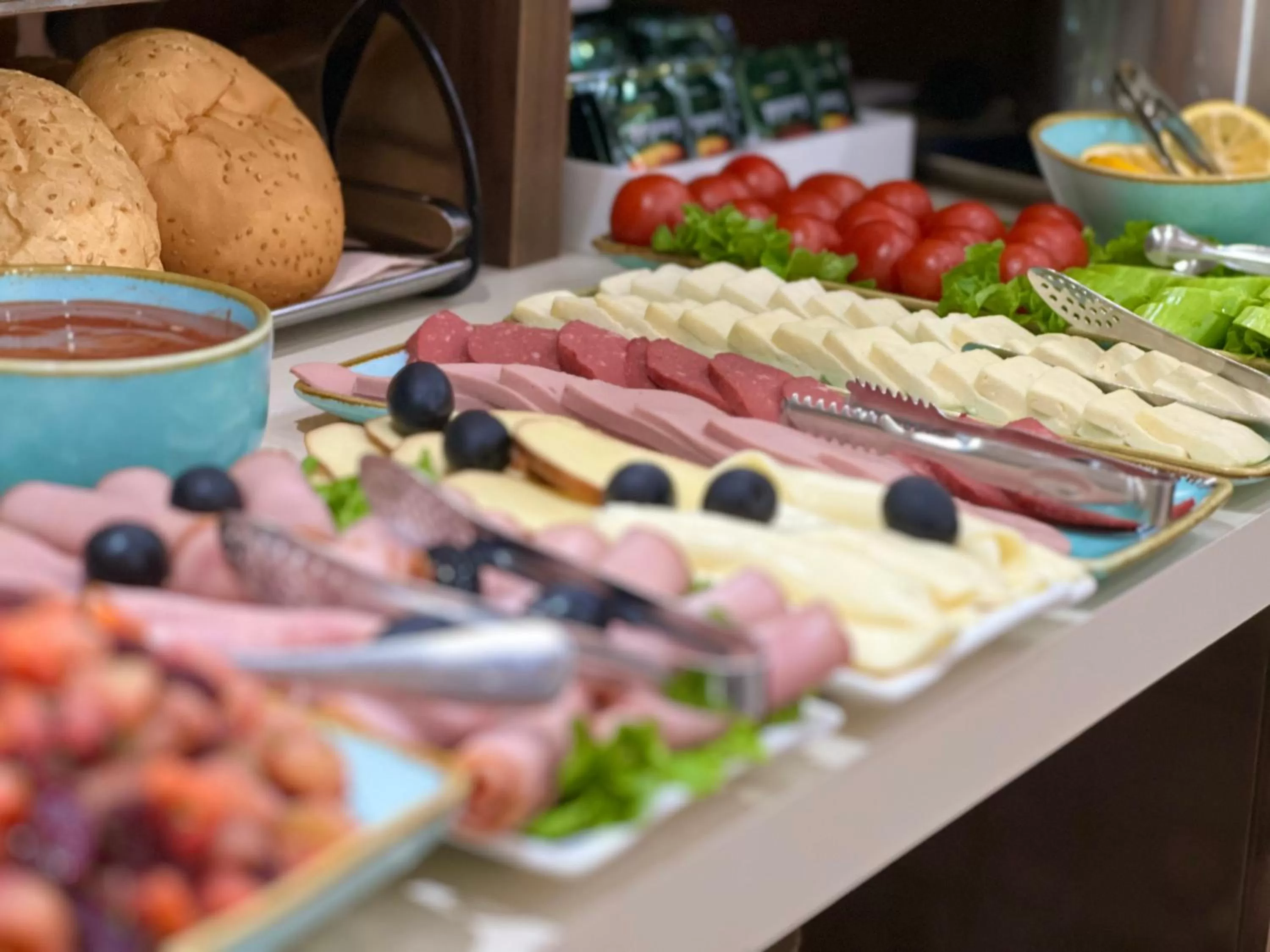 Buffet breakfast, Food in Hotel Park