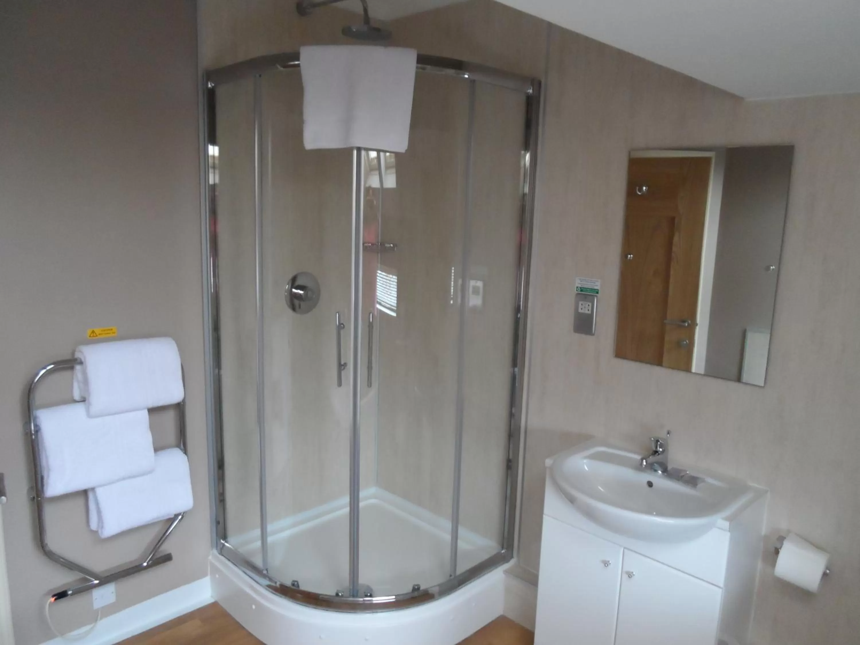 Shower in Breckland Lodge