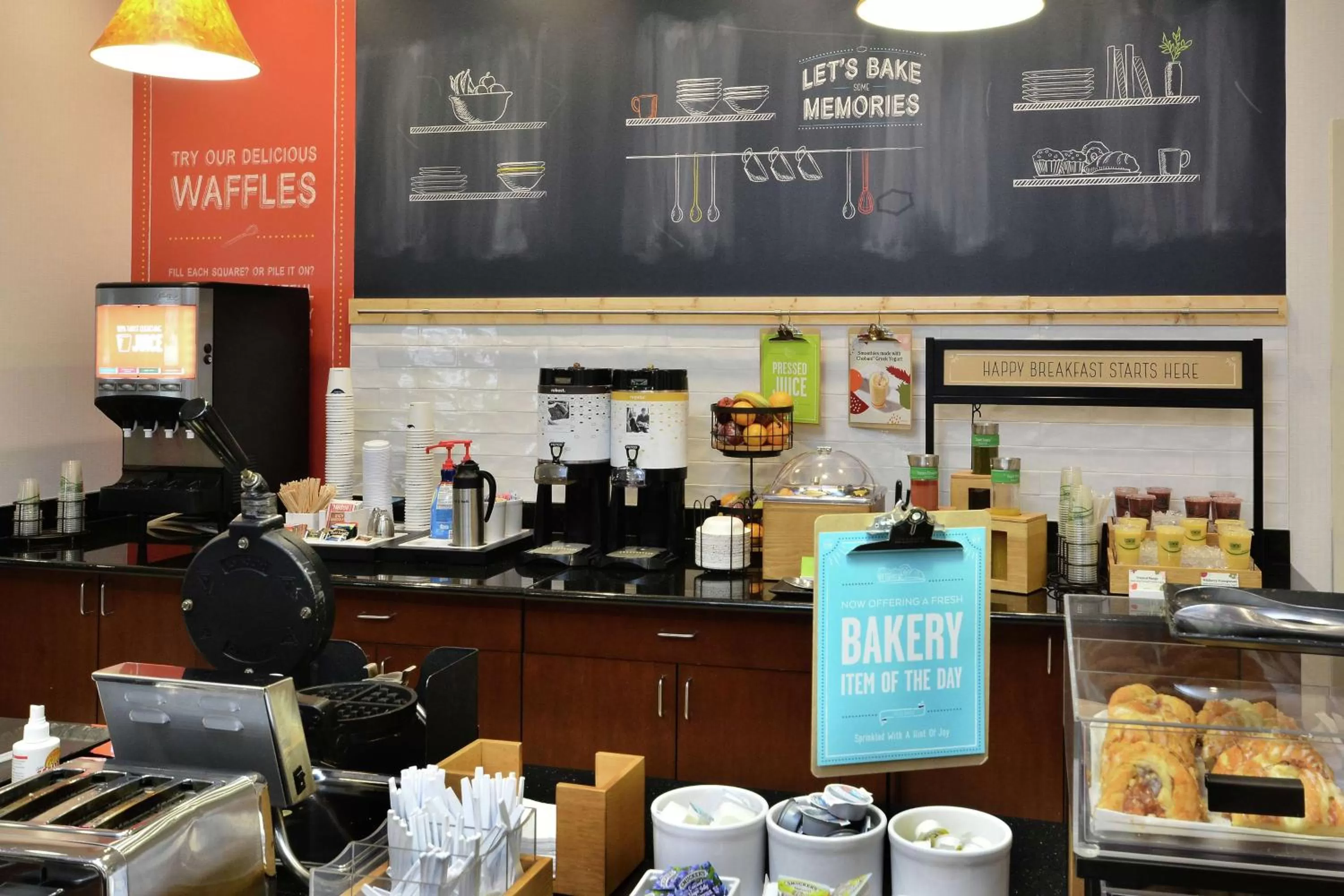 Breakfast in Hampton Inn Raleigh/Durham Airport