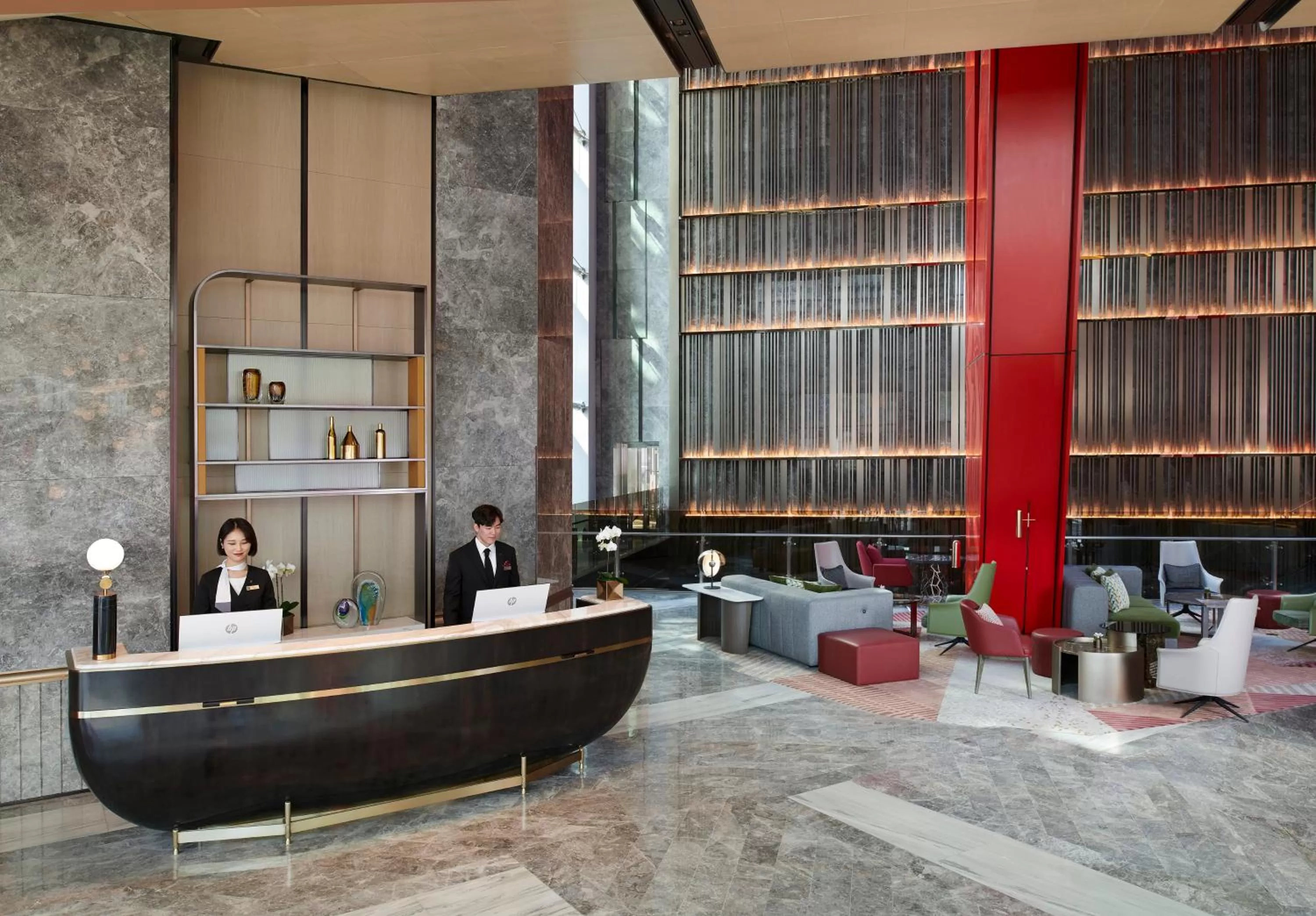Lobby or reception in Fairmont Ambassador Seoul