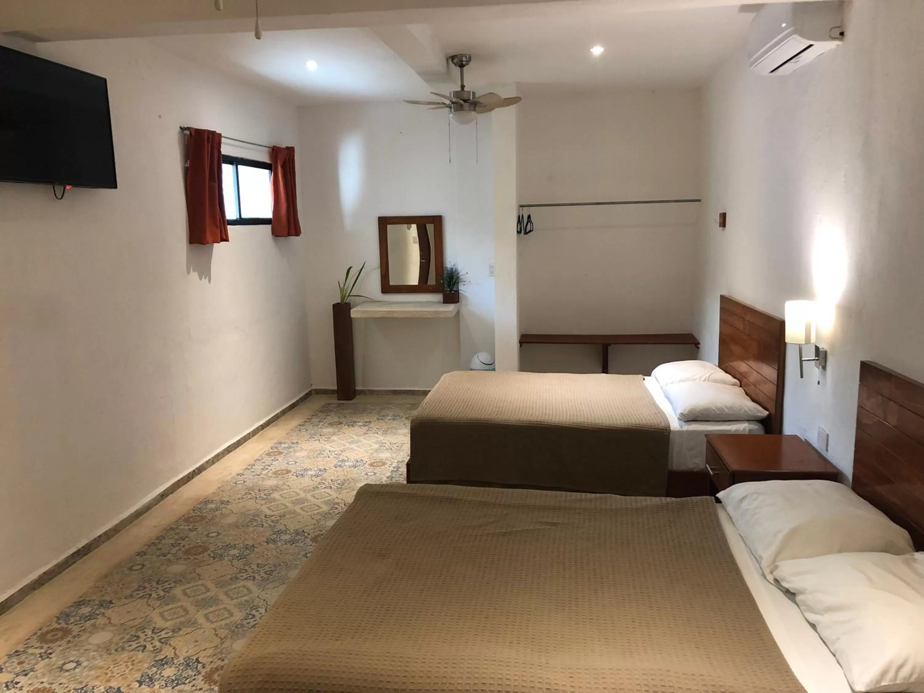 Bed in Hotel Casa Bamboo