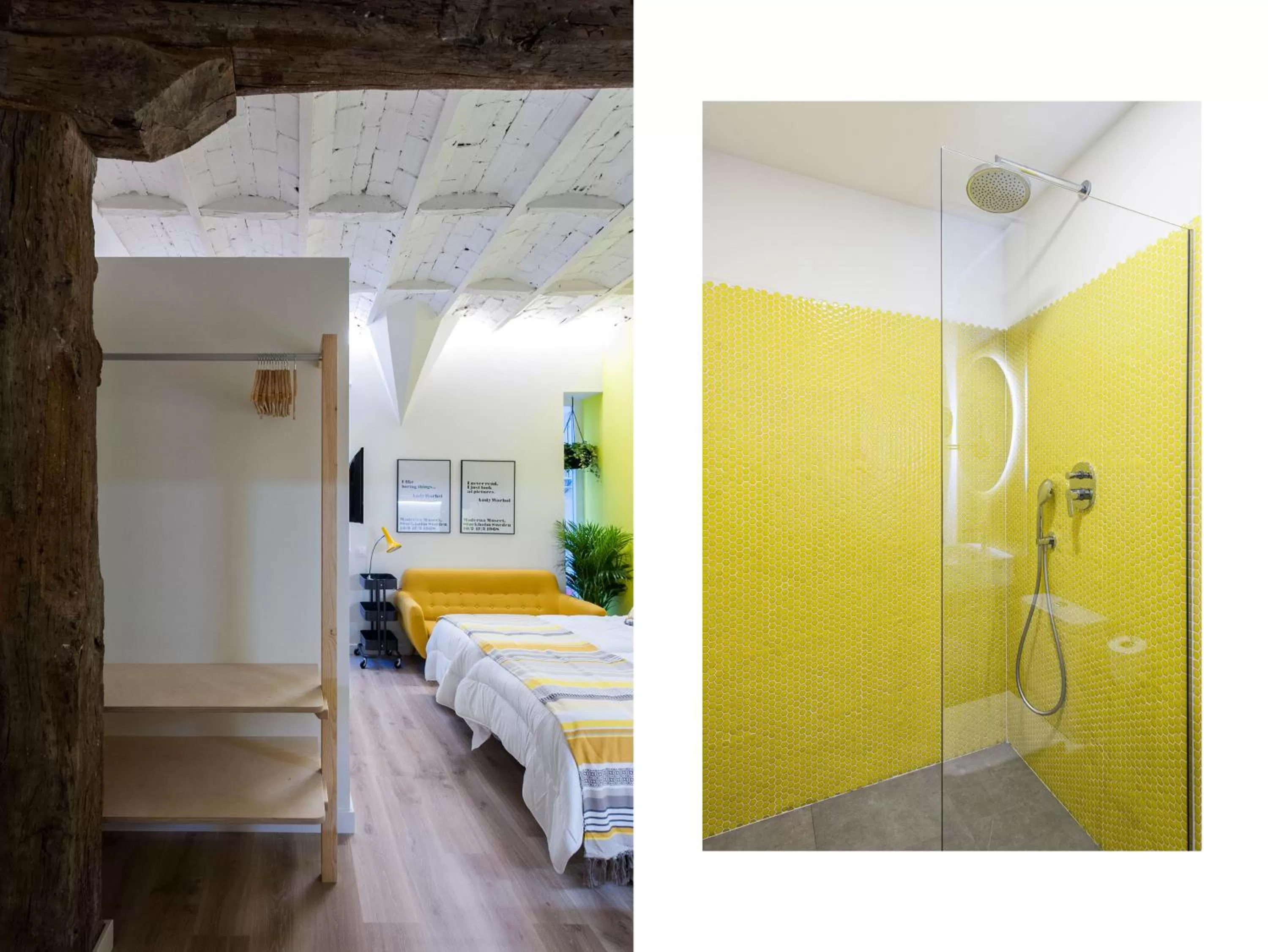 Shower, Bed in Urban Suite Santander