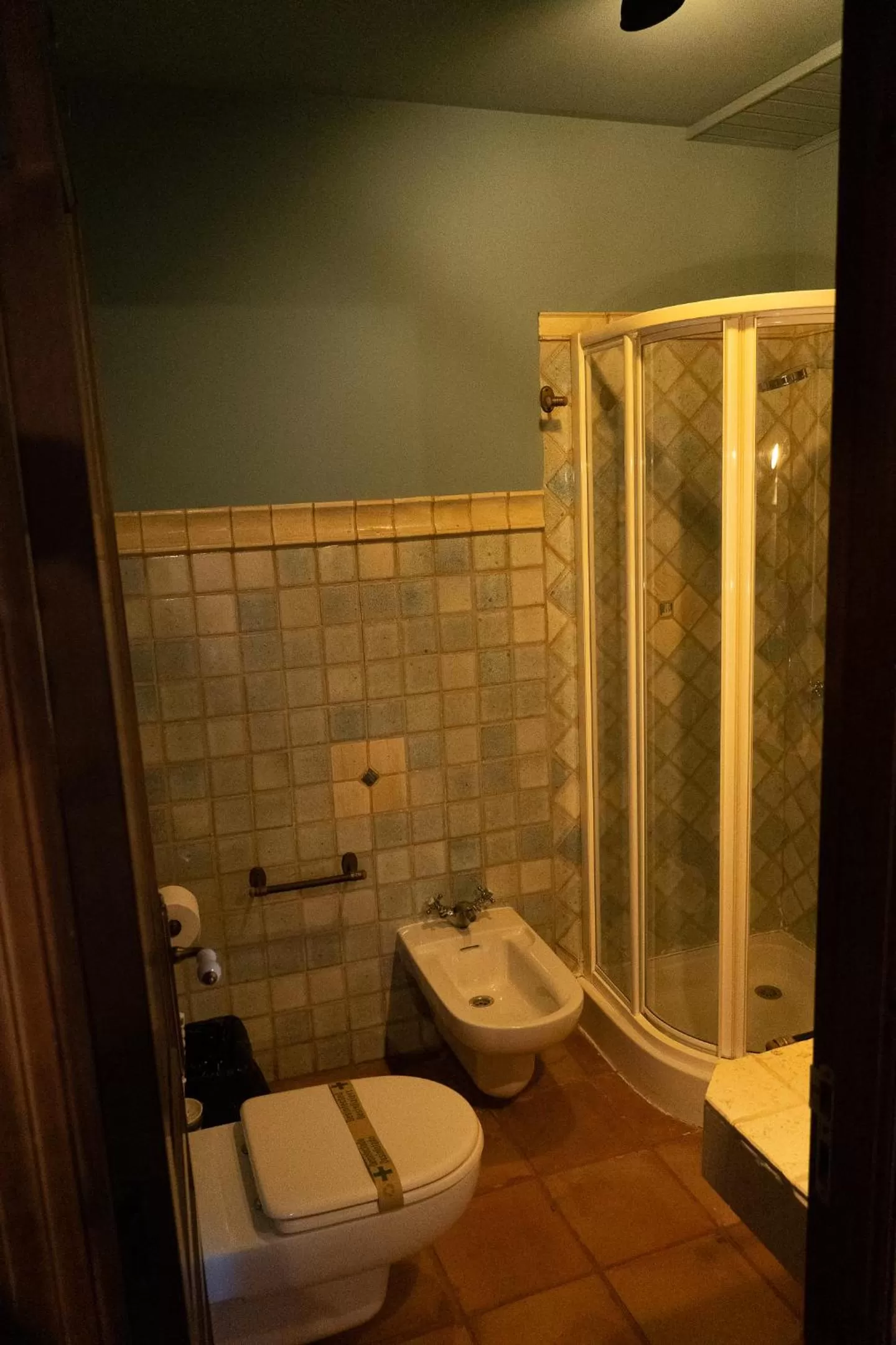 Bathroom in Hospedería Ballesteros