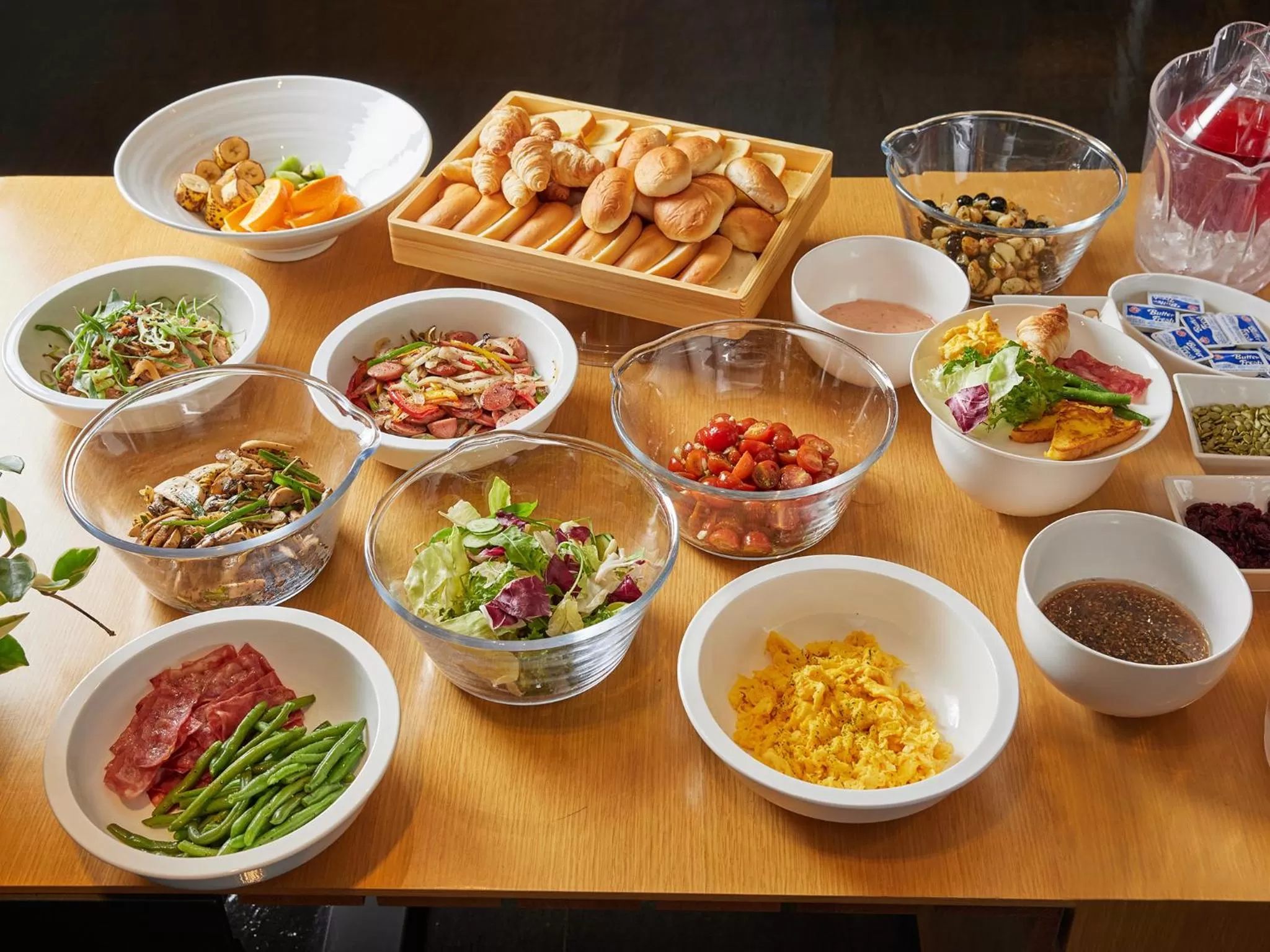 Buffet breakfast in G2 Hotel Myeongdong