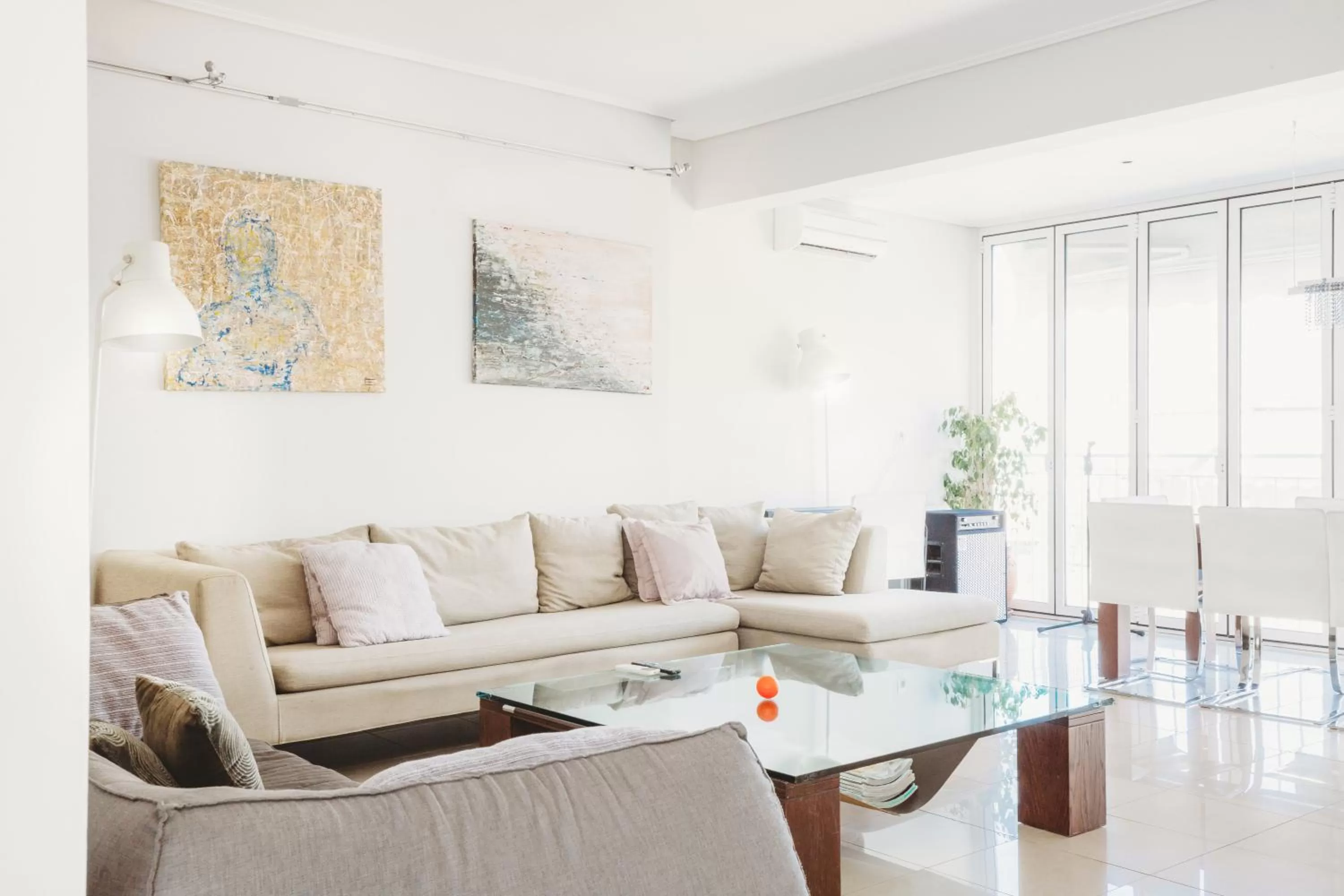 Living room in Athens Studios