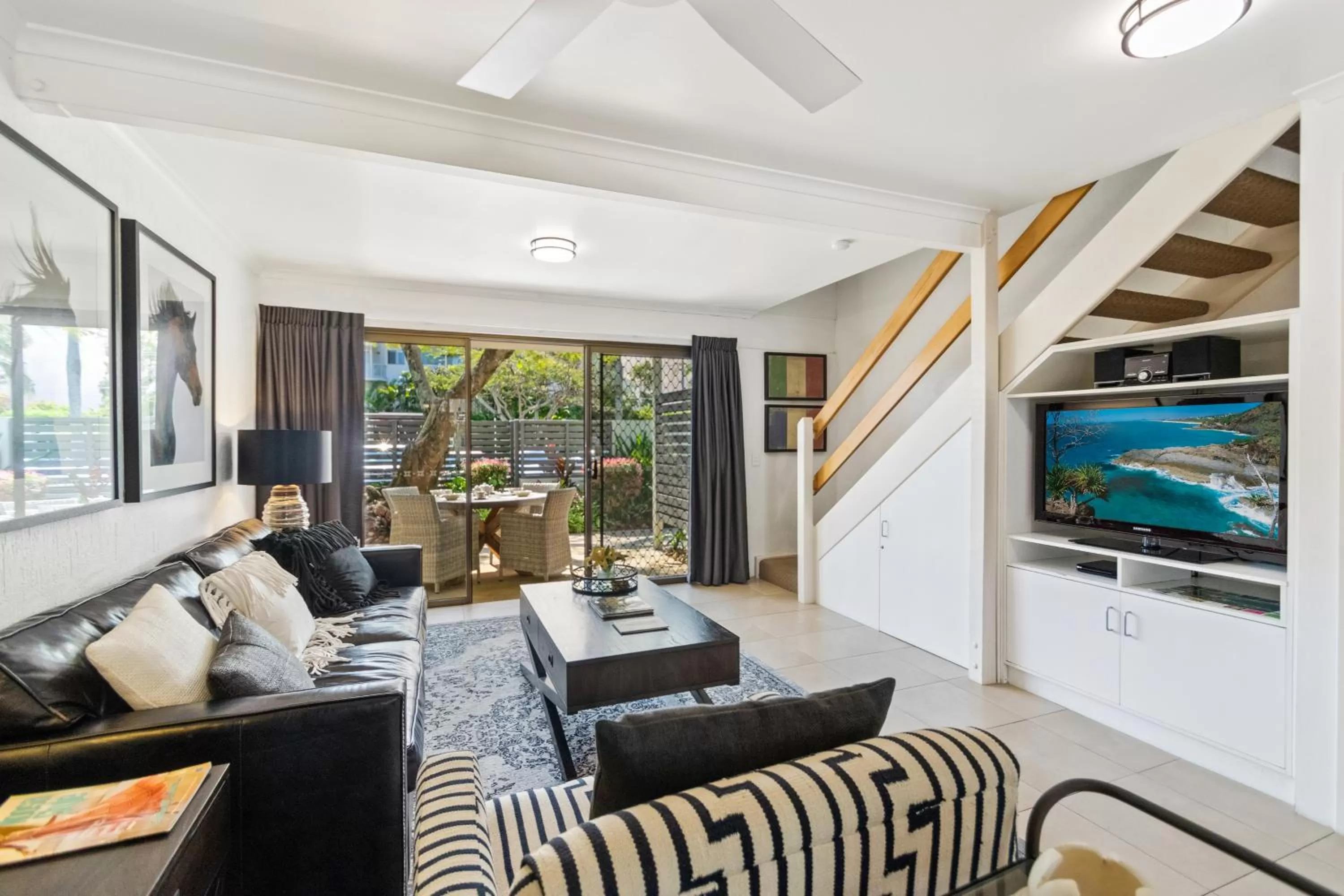 Living room in Noosa Place Resort