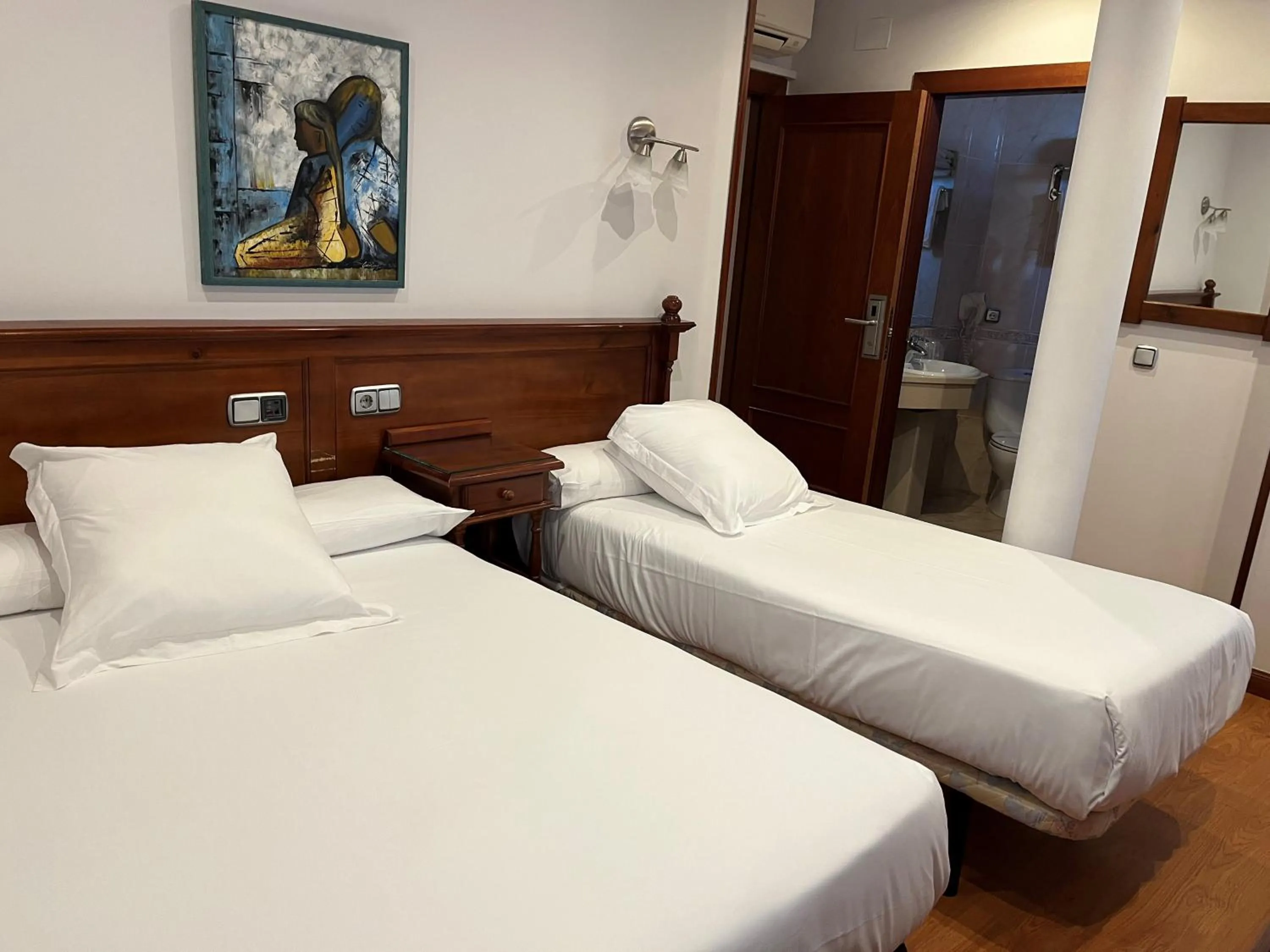 Bed in Hotel Villalegre