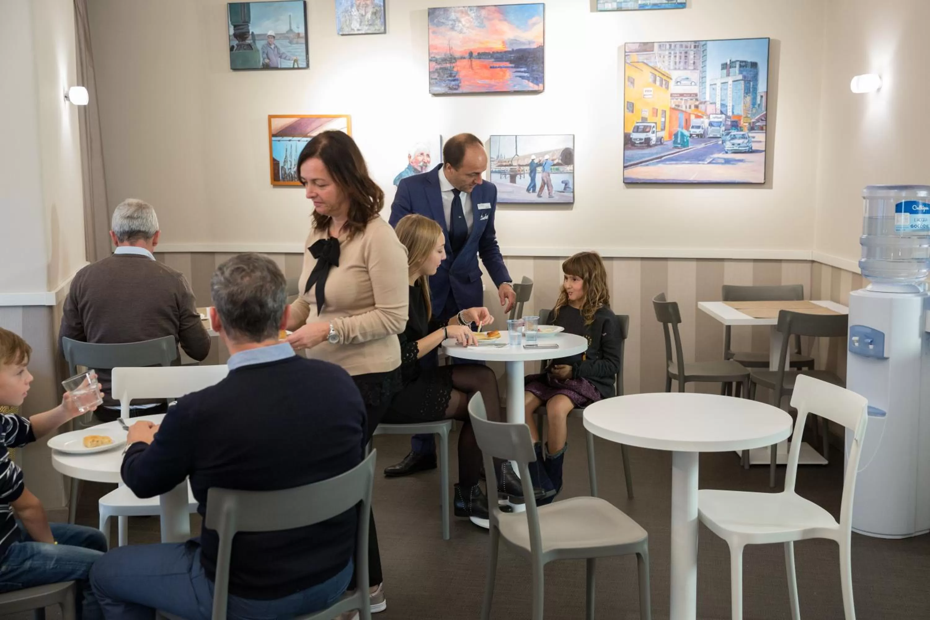 group of guests in Hotel Helvetia