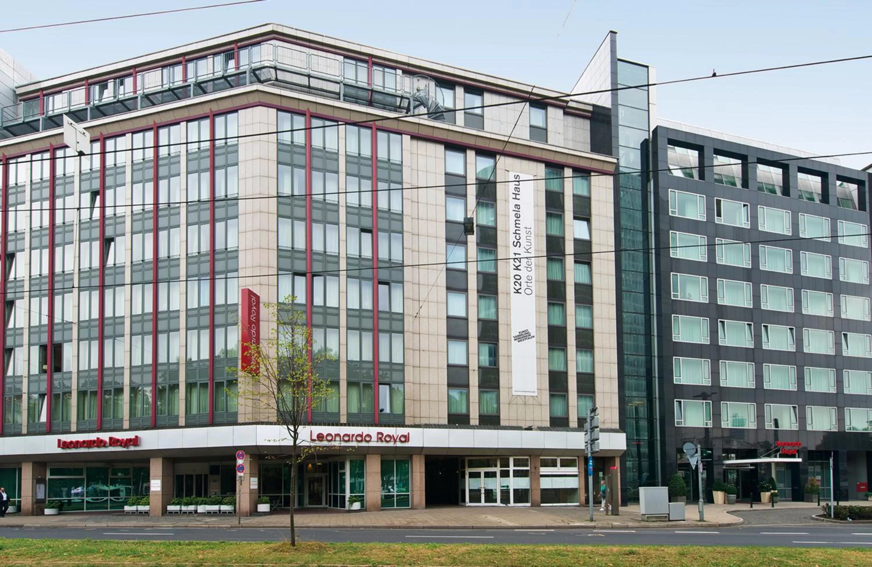 Property building in Leonardo Royal Hotel Düsseldorf Königsallee