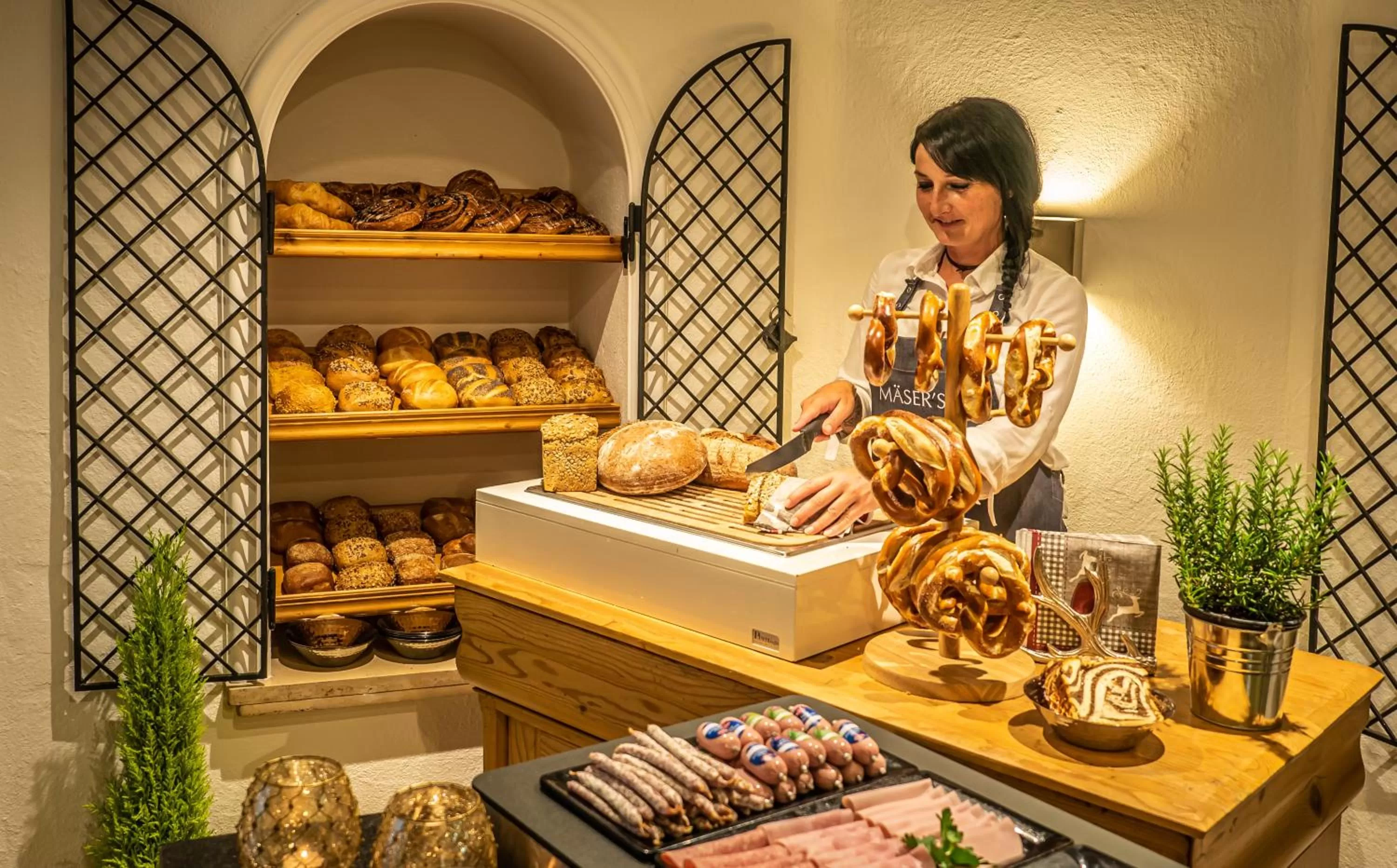 Buffet breakfast in Mäsers Allgäuherz