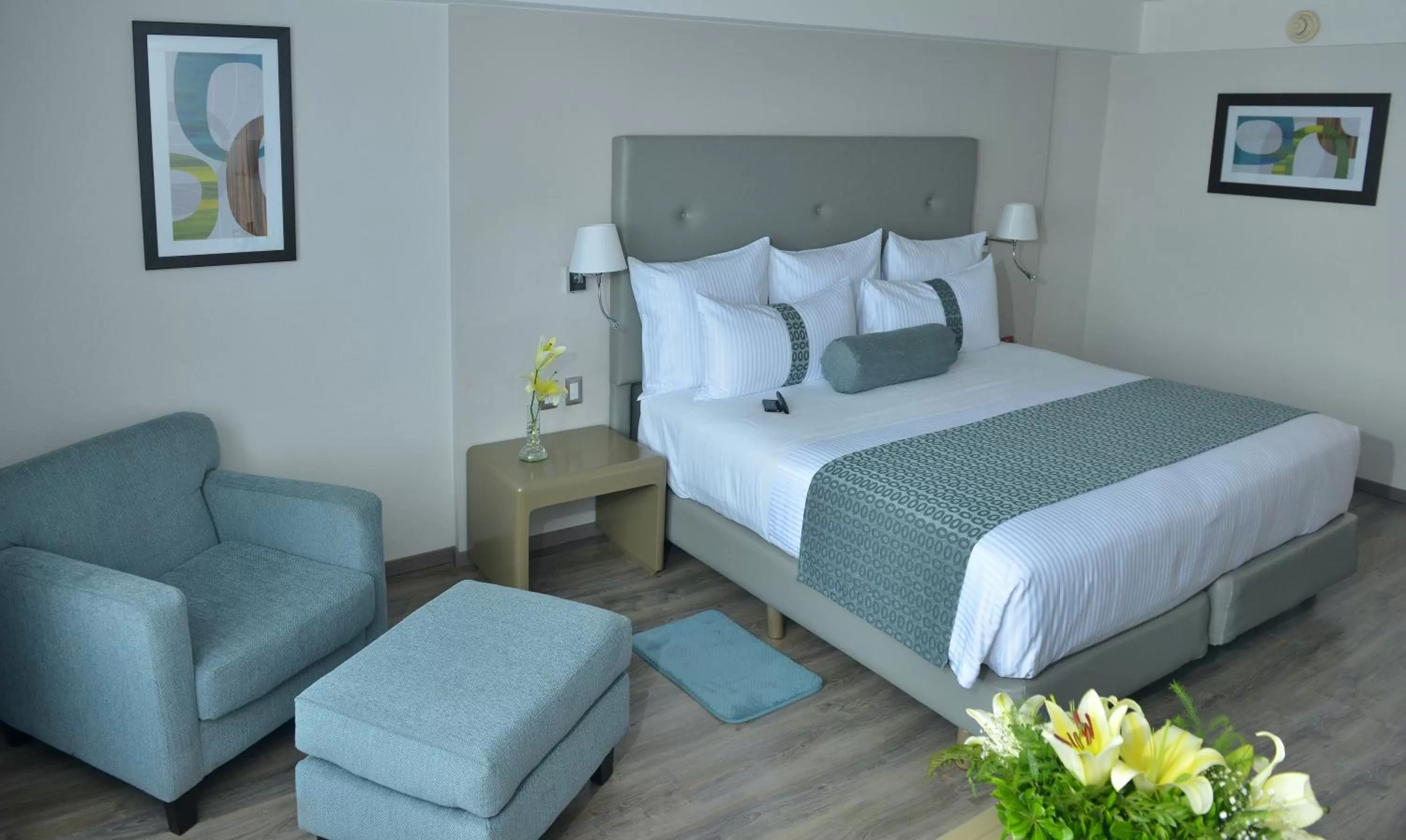 Bed in Grand Cantalagua Hotel Morelia, BW Signature Collection