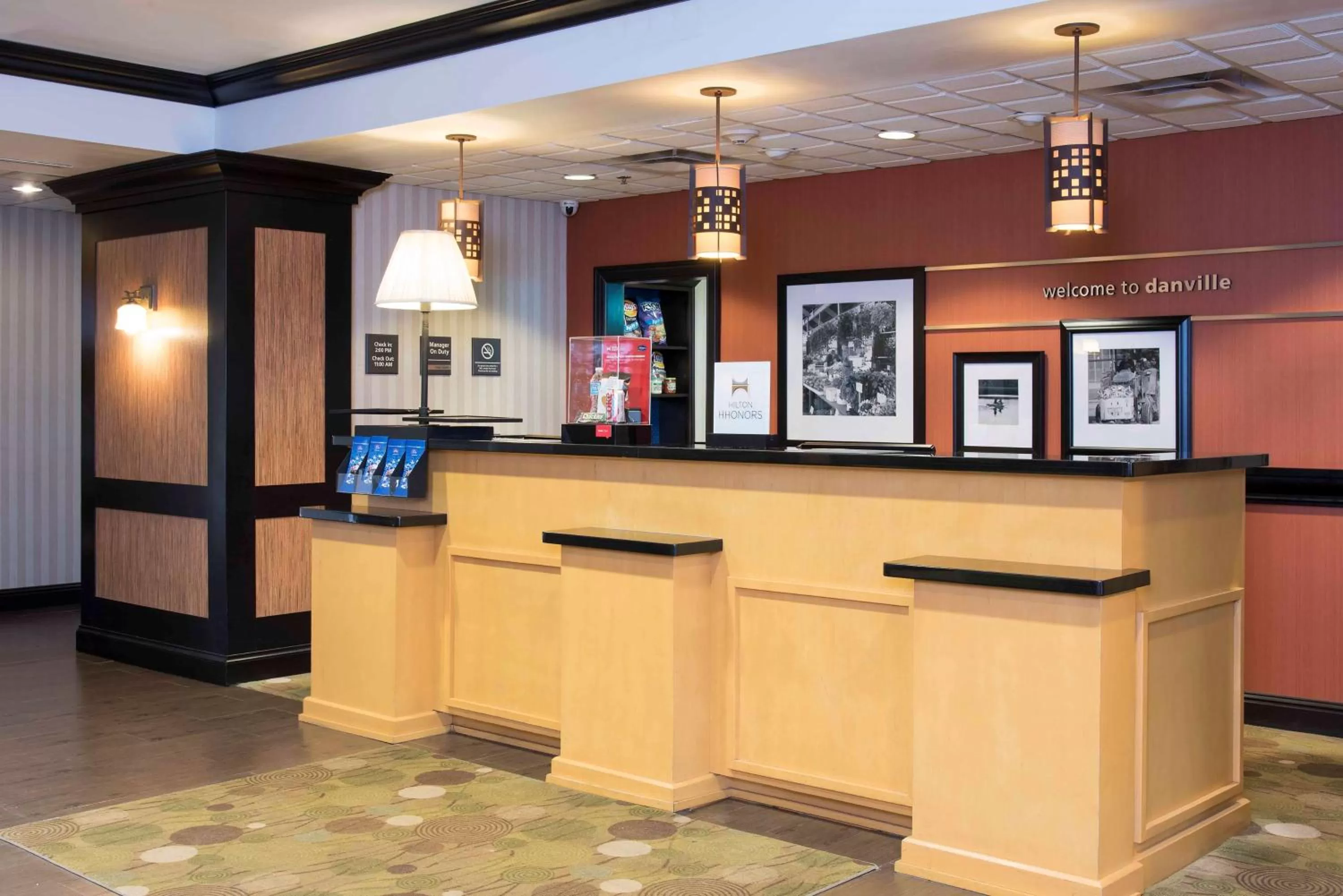 Lobby or reception in Hampton Inn & Suites Danville