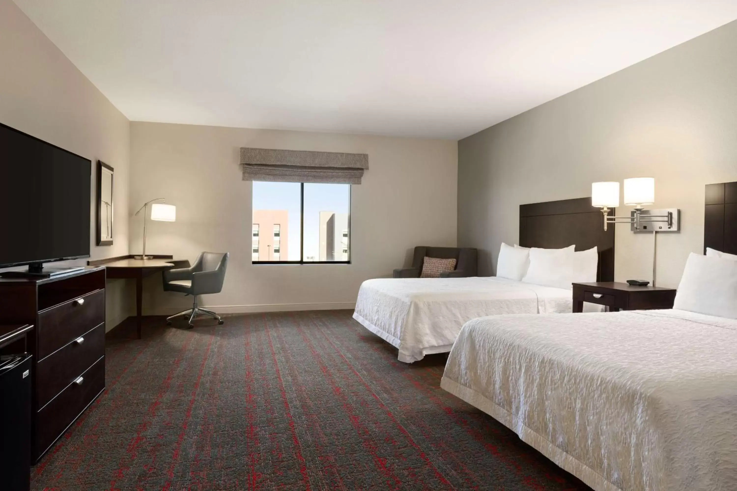 Queen Room with Two Queen Beds - Mobility and Hearing Access/Non-Smoking in Hampton Inn & Suites Phoenix Glendale-Westgate Queen Room with Two Queen Beds - Mobility and Hearing Access/Non-Smoking in Hampton Inn & Suites Phoenix Glendale-Westgate