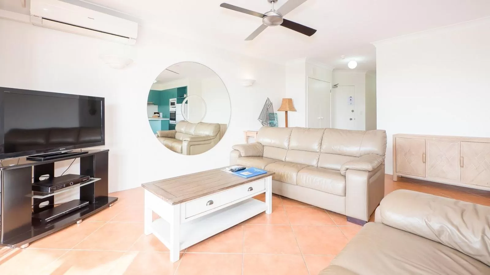 Living room in Currumbin Sands On The Beach