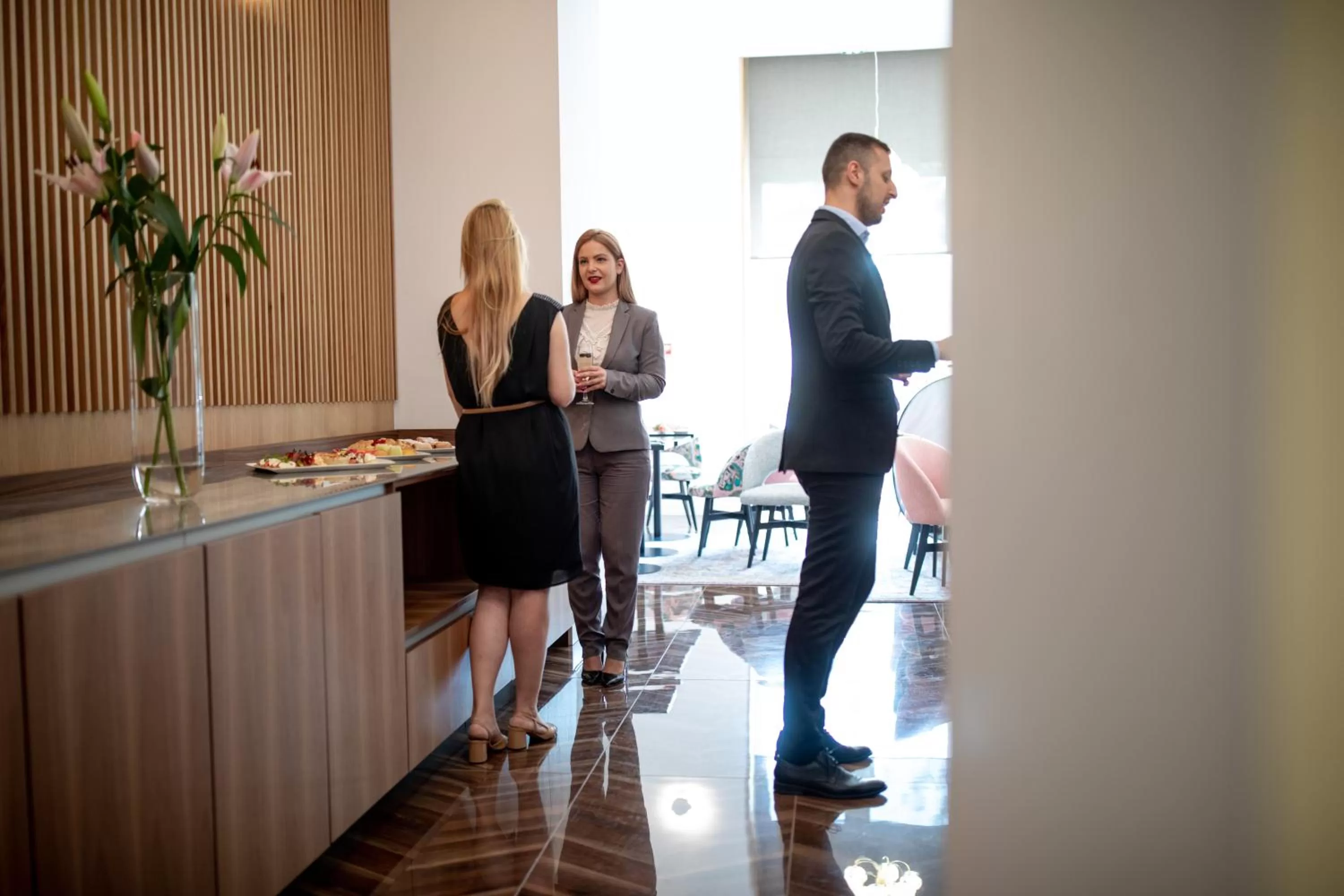 People in Jump INN Hotel Belgrade