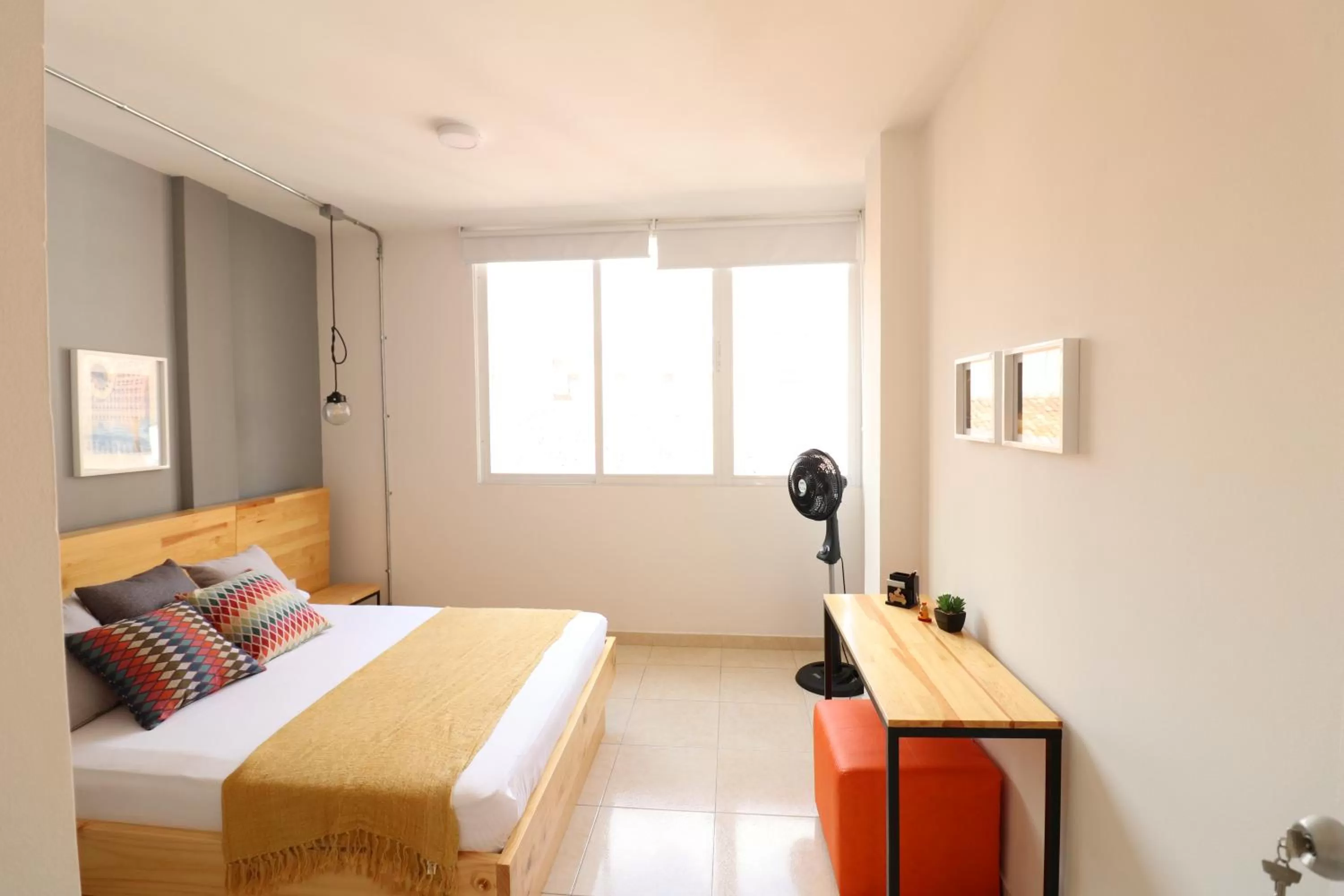 Bedroom, Bed in 554 Apartments