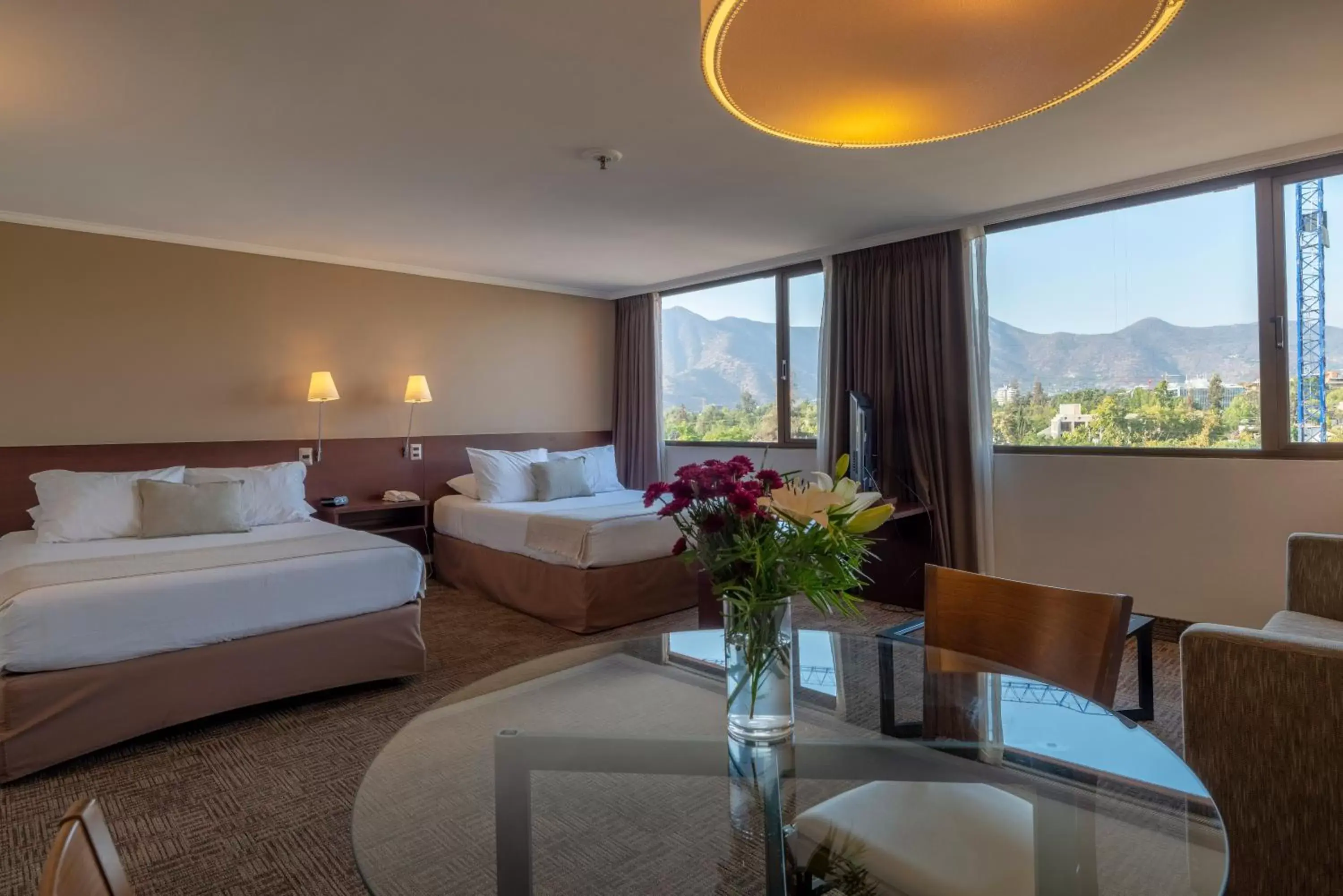 Double Room with Two Double Beds in Hotel Director Vitacura Double Room with Two Double Beds in Hotel Director Vitacura