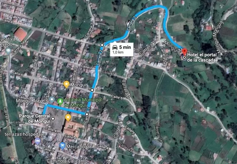 Bird's-eye View in Portal de la Cascada - Mongui