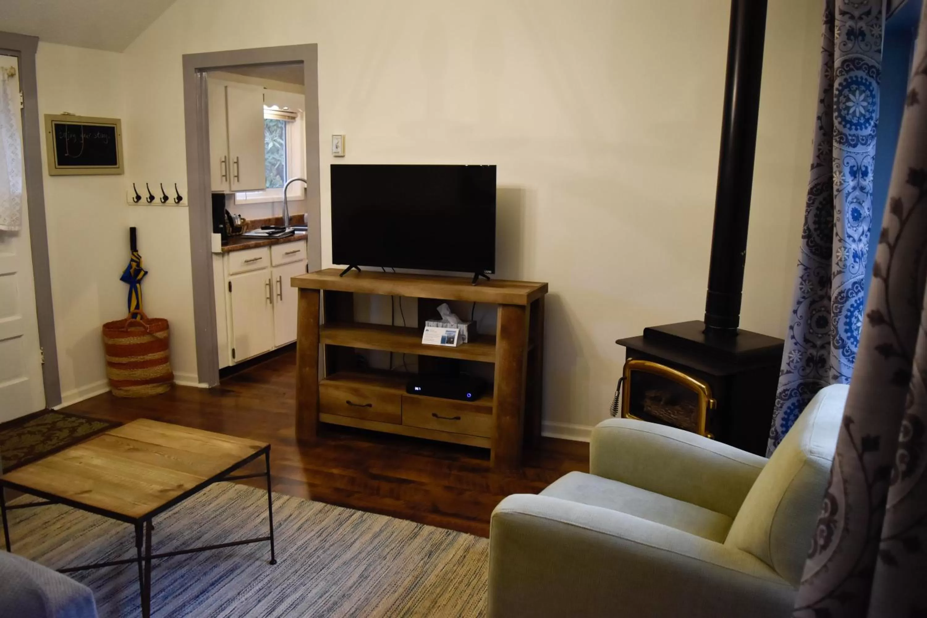 Living room in Bramblebank Cottages