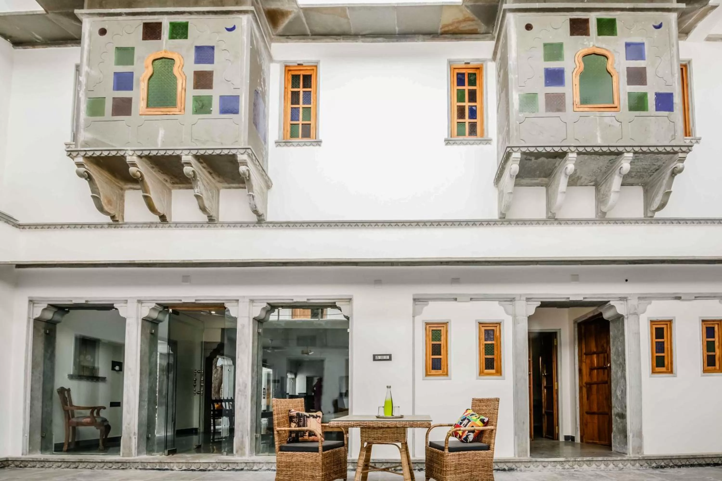 Facade/entrance in The Neem Tree