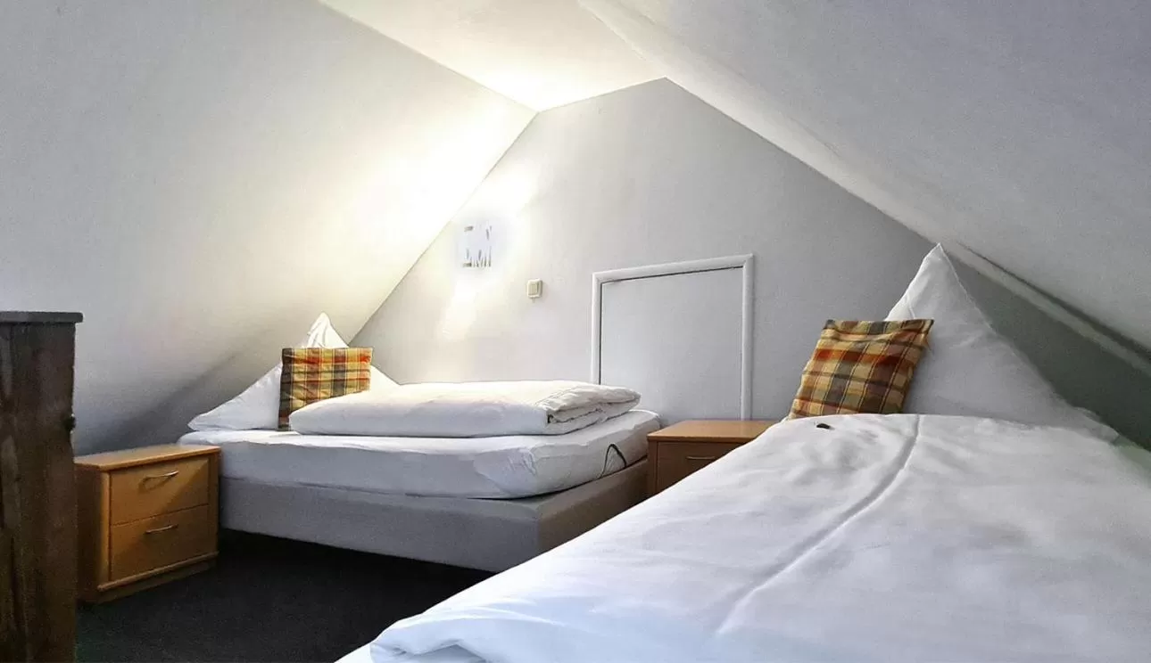 Photo of the whole room, Bed in Donau-Hotel