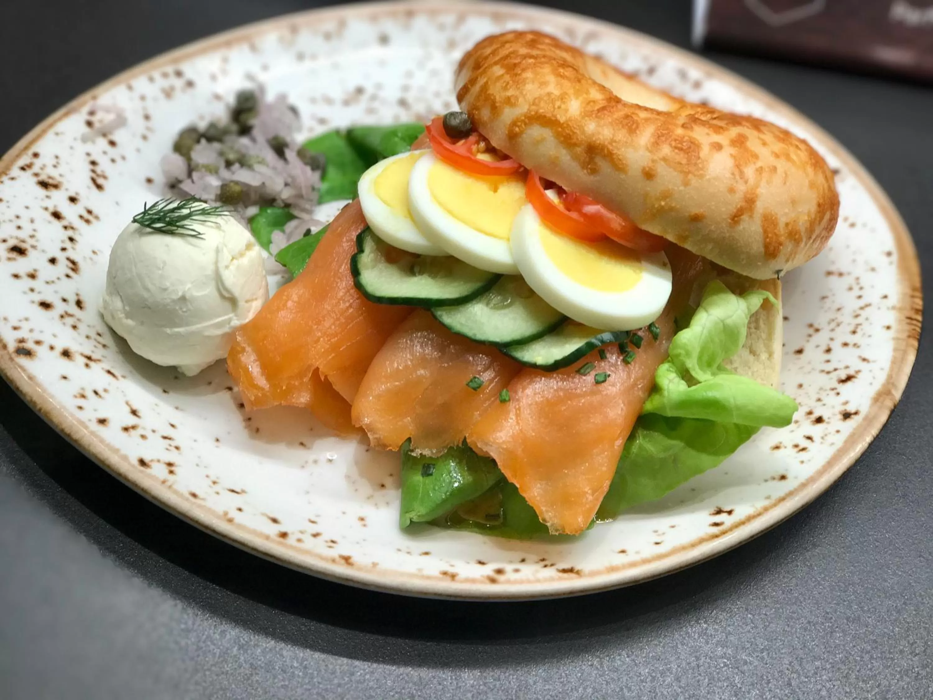 American breakfast in The Inn at Thorn Hill