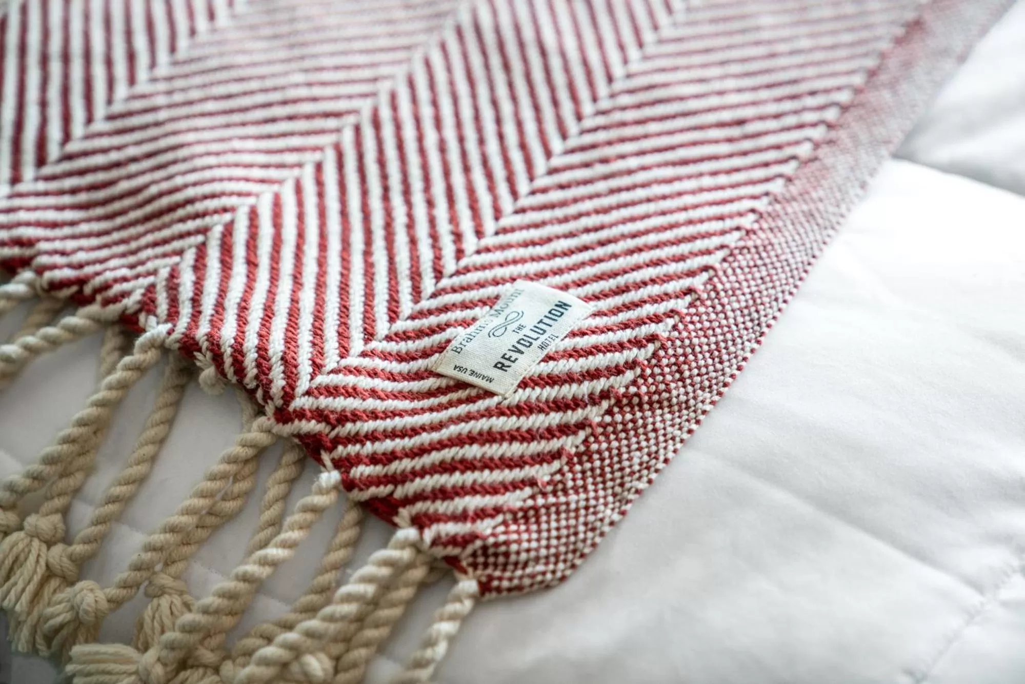 Decorative detail, Bed in The Revolution Hotel