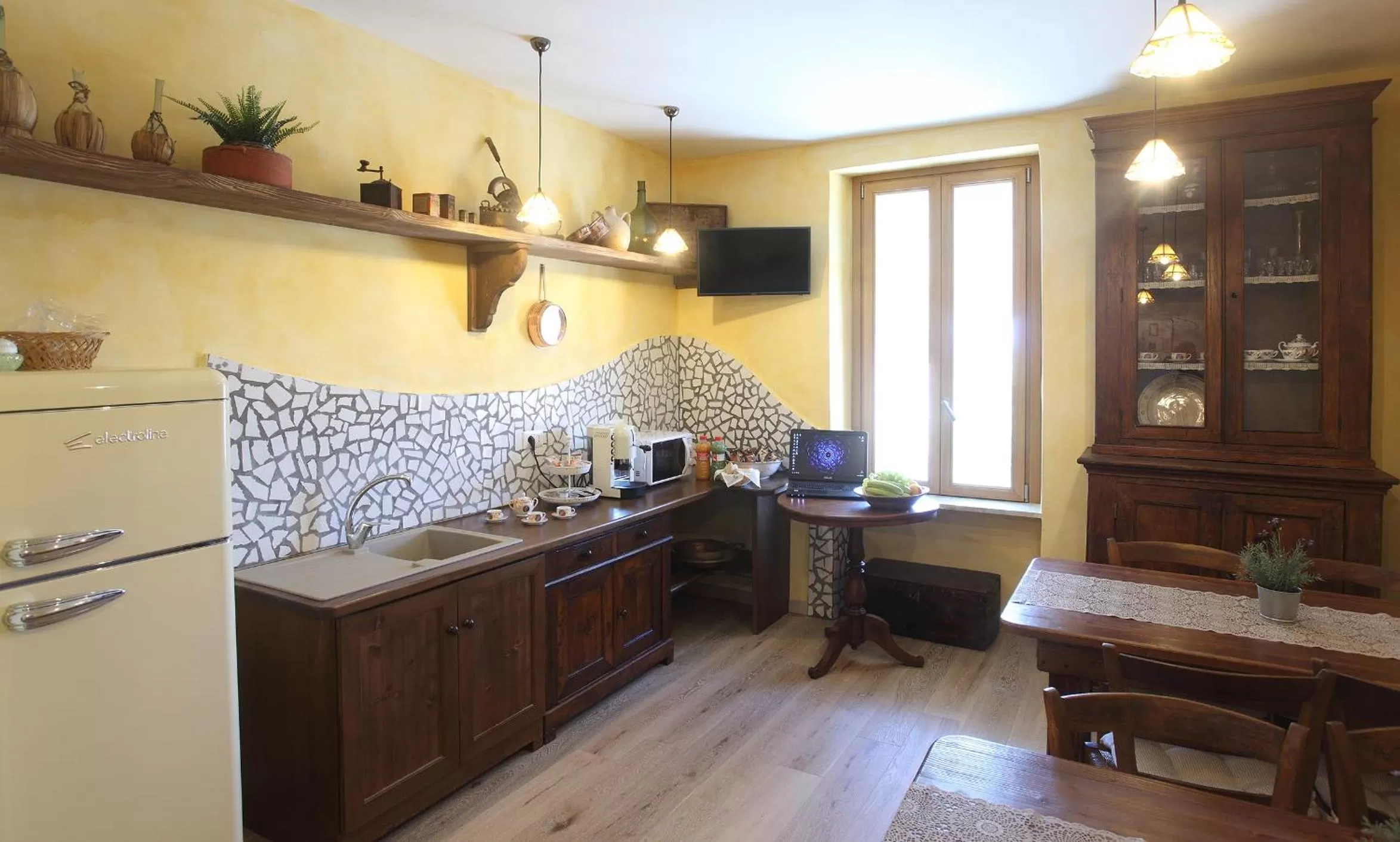 Breakfast, Kitchen/Kitchenette in B&b La Fontana Borbone