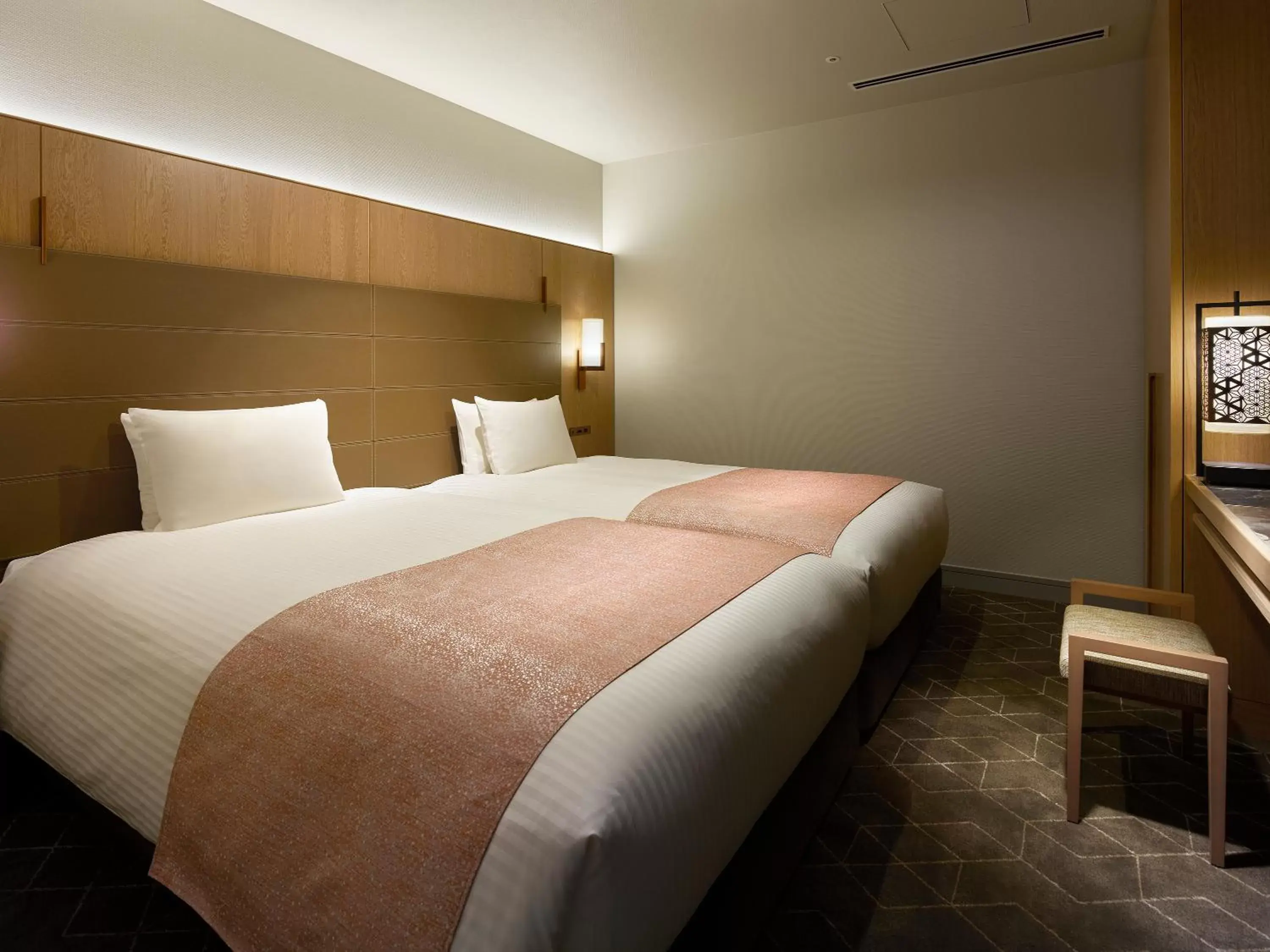 Deluxe Twin Room with Patio View - Non-Smoking in Hotel The Celestine Tokyo Shiba Deluxe Twin Room with Patio View - Non-Smoking in Hotel The Celestine Tokyo Shiba