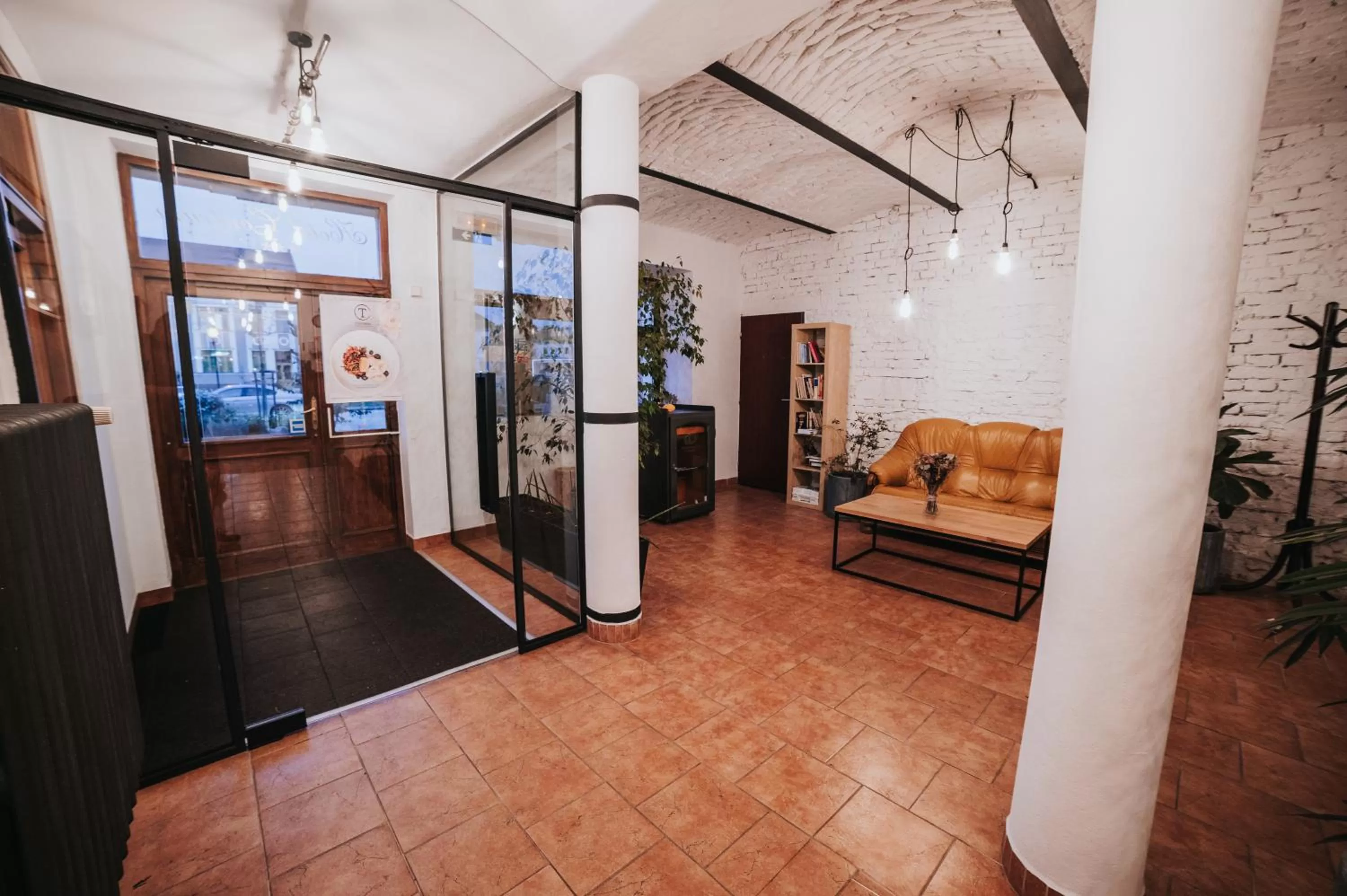 Seating area in Hotel Centrum