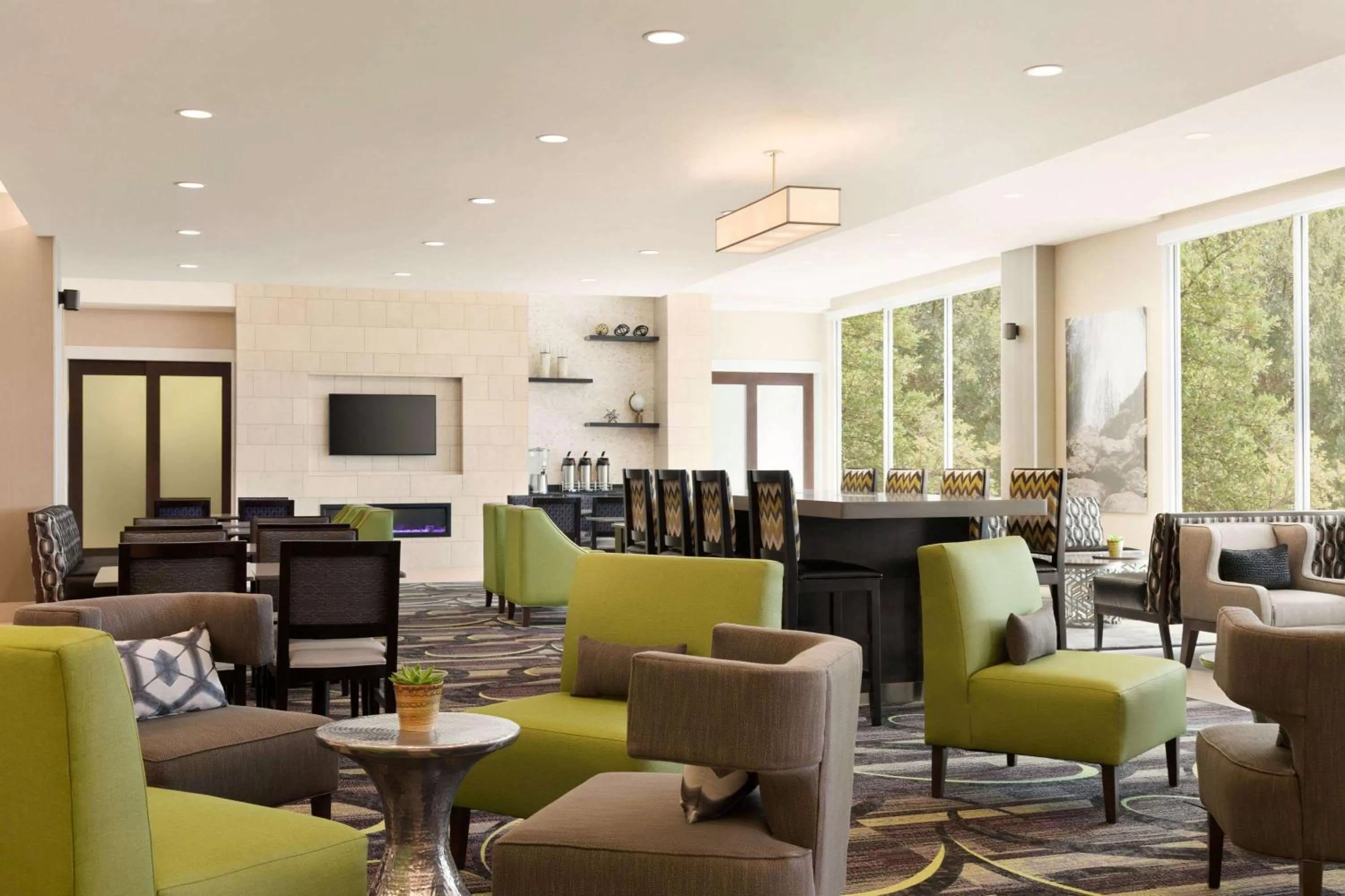 Lobby or reception in La Quinta Inn & Suites by Wyndham Burlington