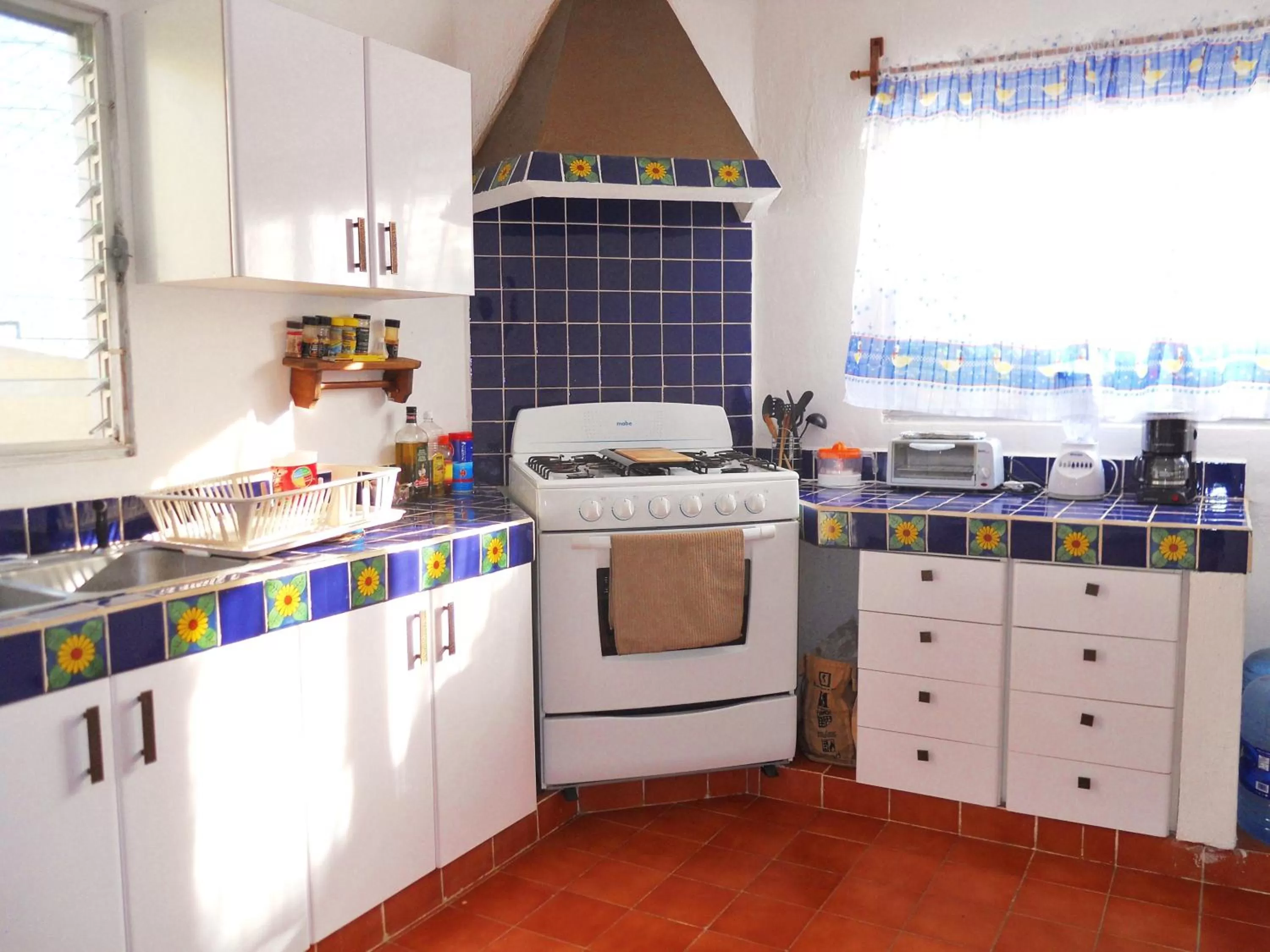 Kitchen or kitchenette in Los Caracoles Bed & Breakfast