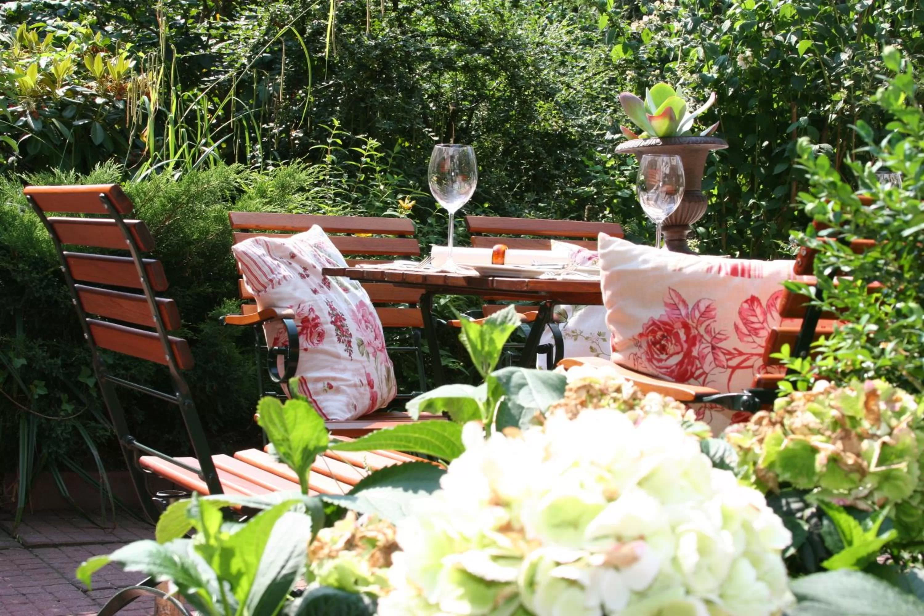 Garden in Hotel Wilhelm Busch