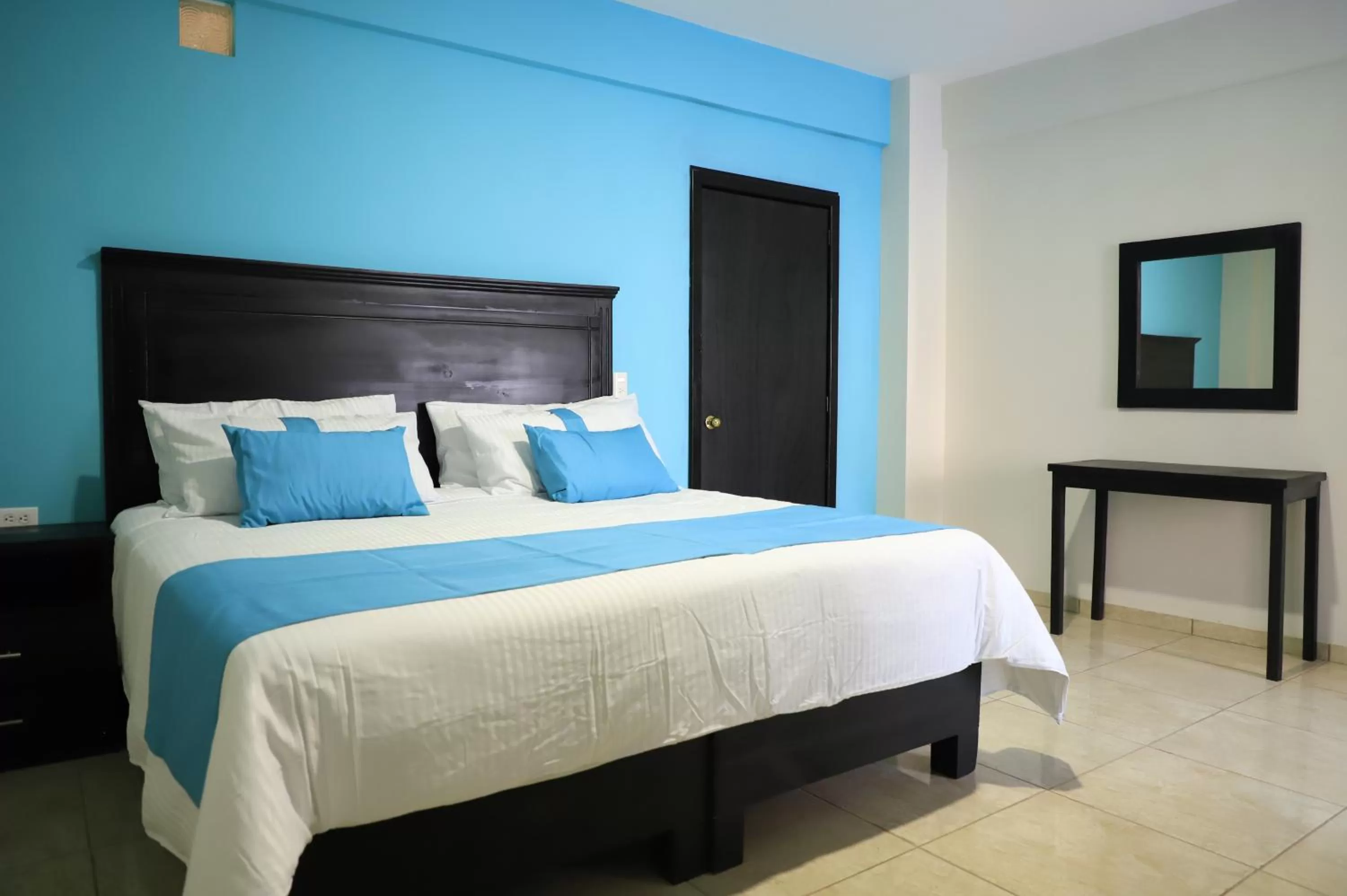 Bed in Hotel Tamtokow