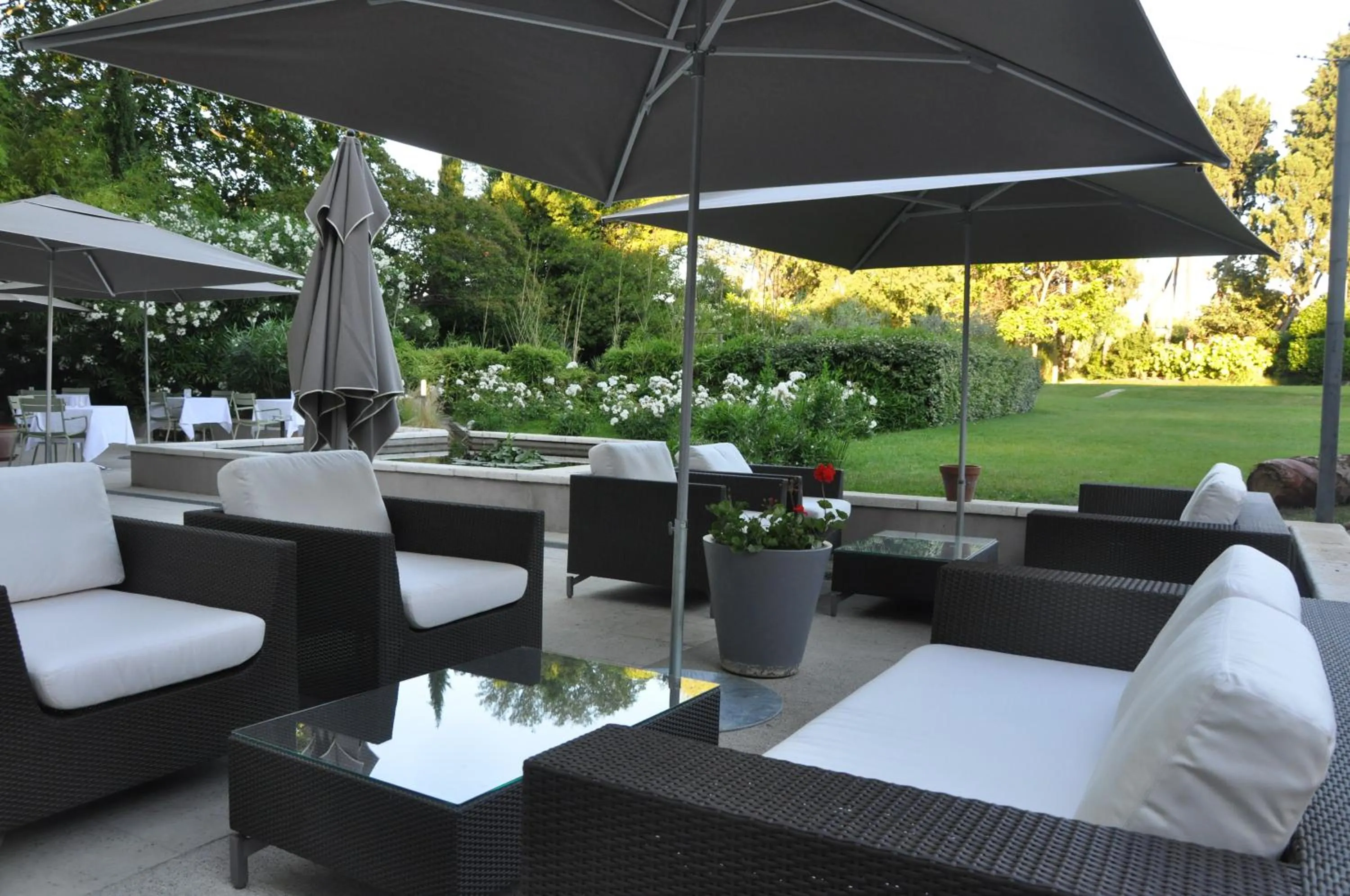 Patio in Hôtel de l'Image