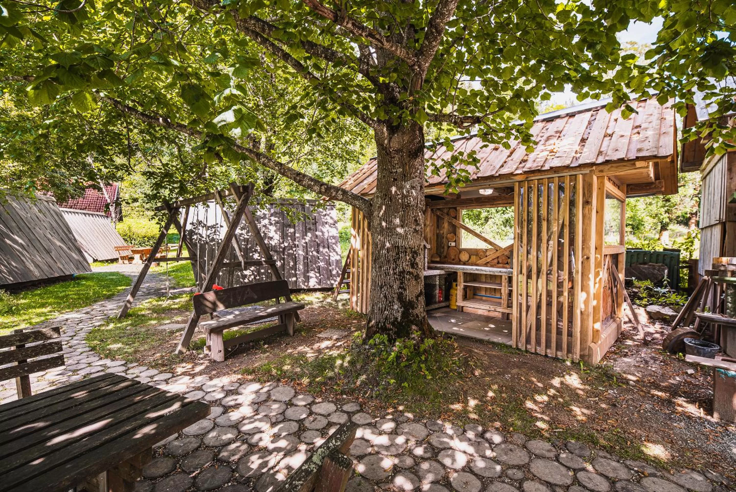Children's Play Area in Cvet gora - Camping, Glamping and Accomodations