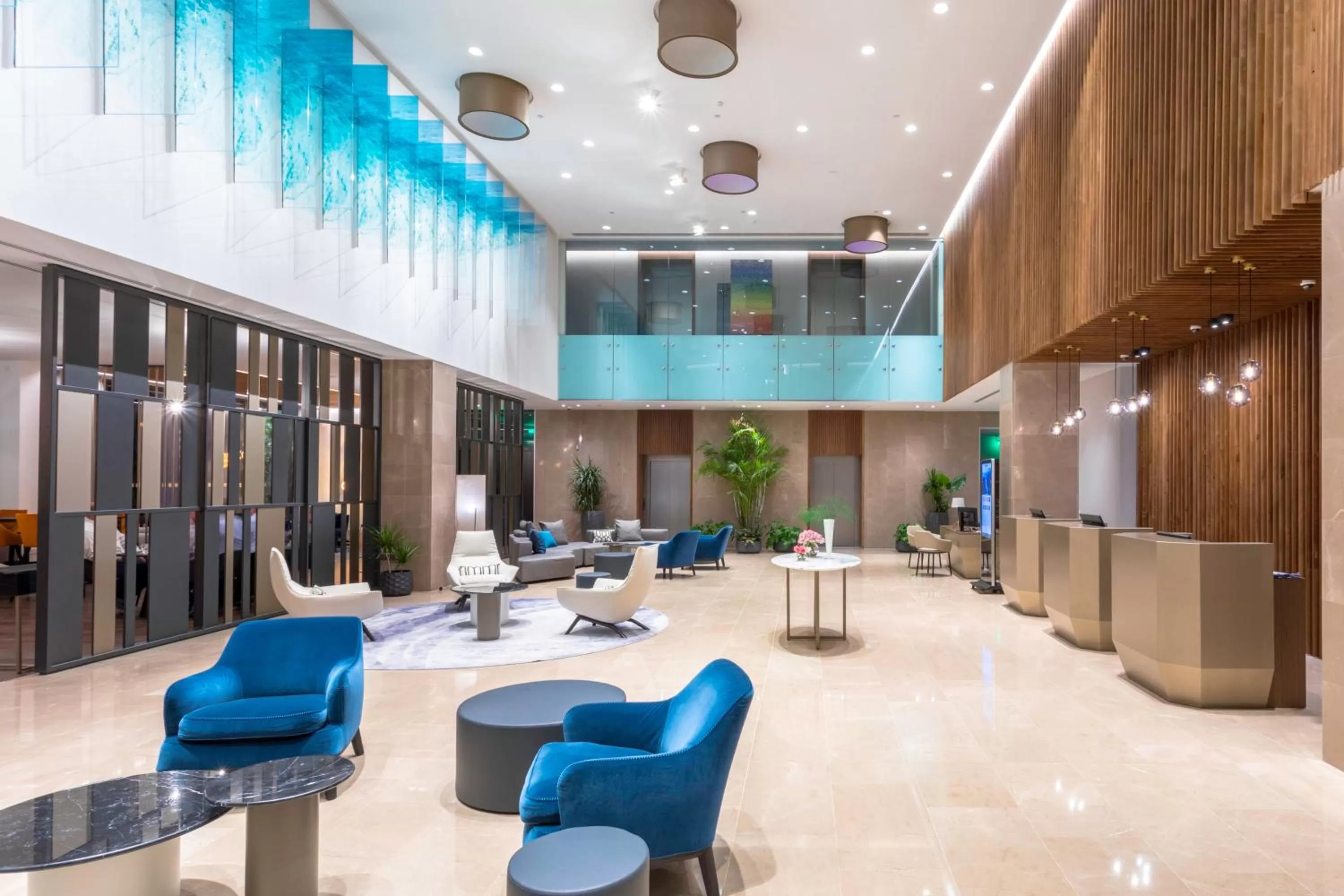 Lobby or reception in Radisson Blu Hotel, Larnaca