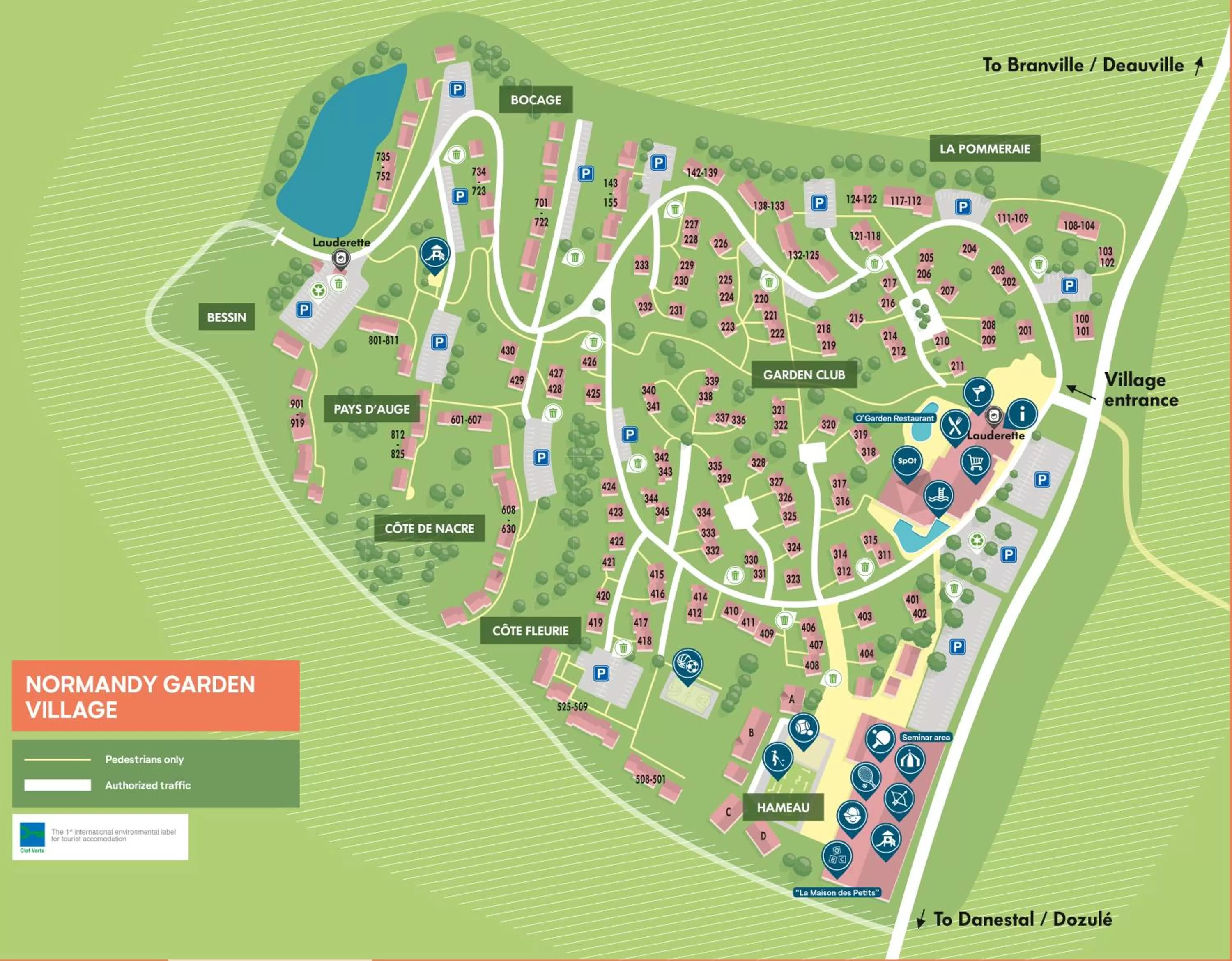 Bird's eye view in Village Pierre & Vacances Normandy Garden