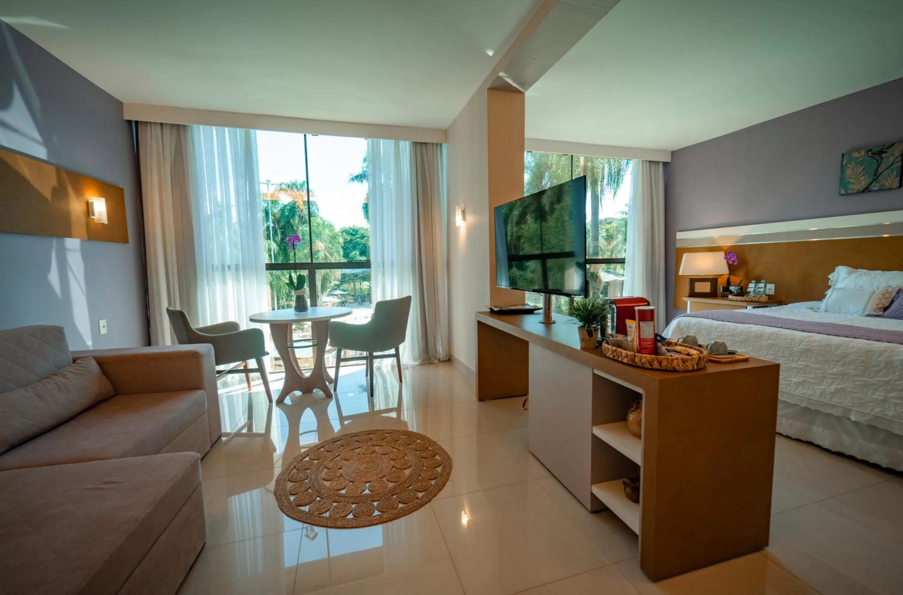 Bed in Vivaz Cataratas Hotel Resort