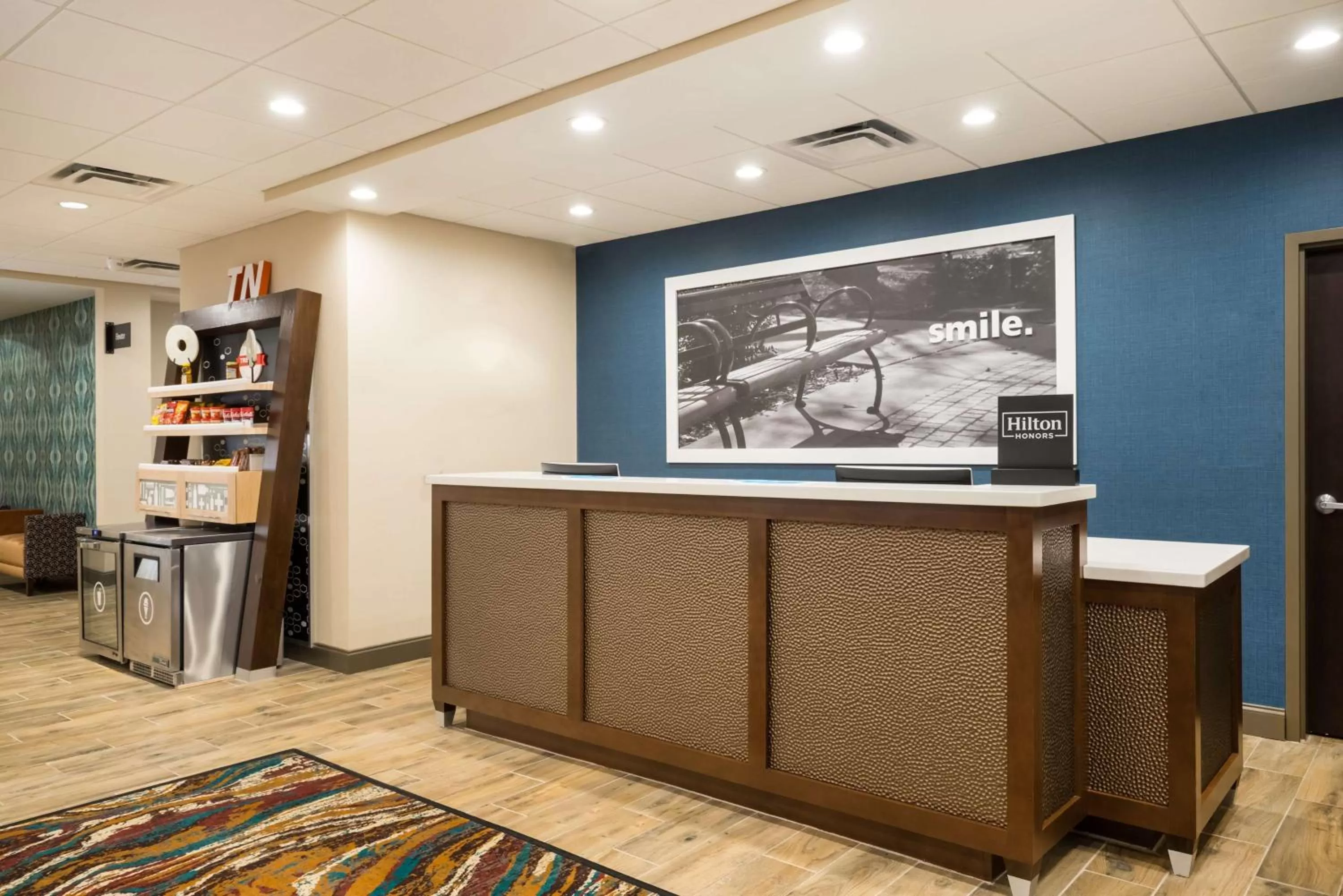 Lobby or reception in Hampton Inn Newport